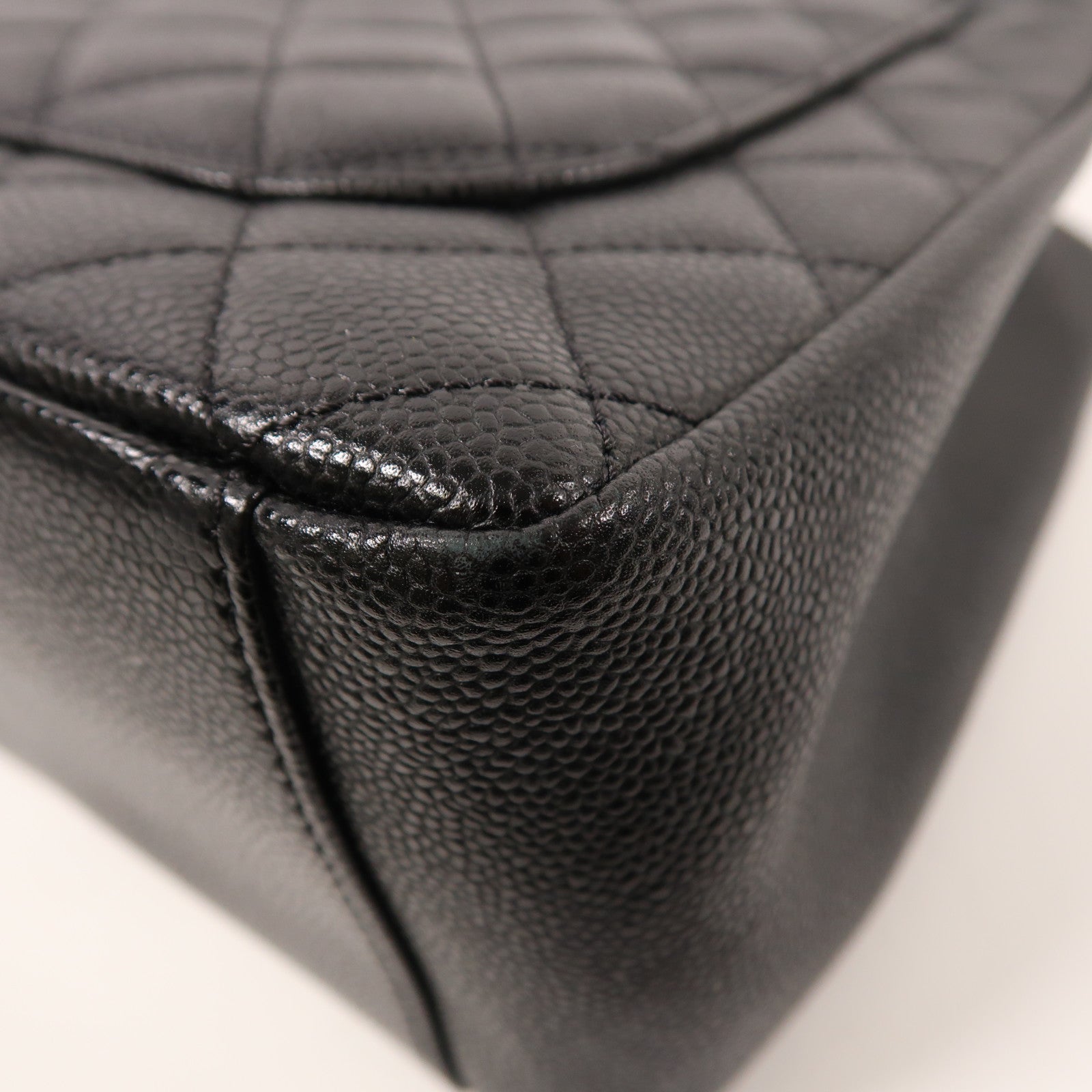 CHANEL 牛皮皮革GST Grand Shopping Tote Bag銀扣肩背袋/手挽袋