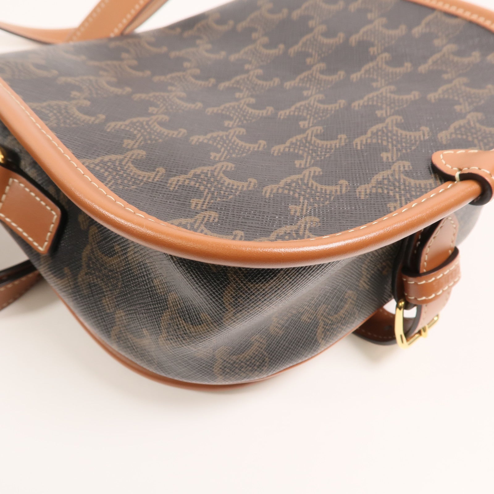 CELINE 塗層帆布Folco肩背袋