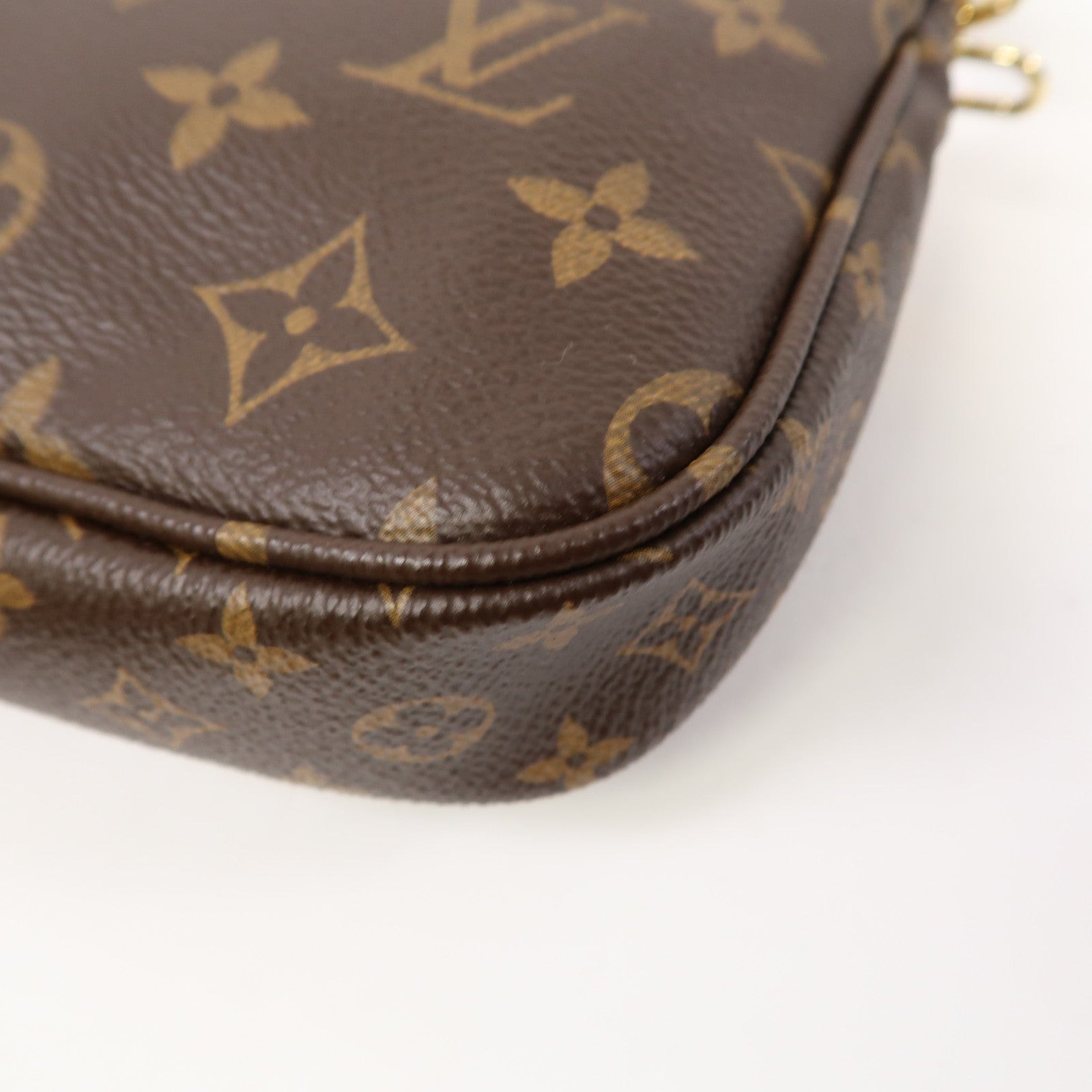 LOUIS VUITTON Monogram Multi Pochette金扣肩背袋啡色