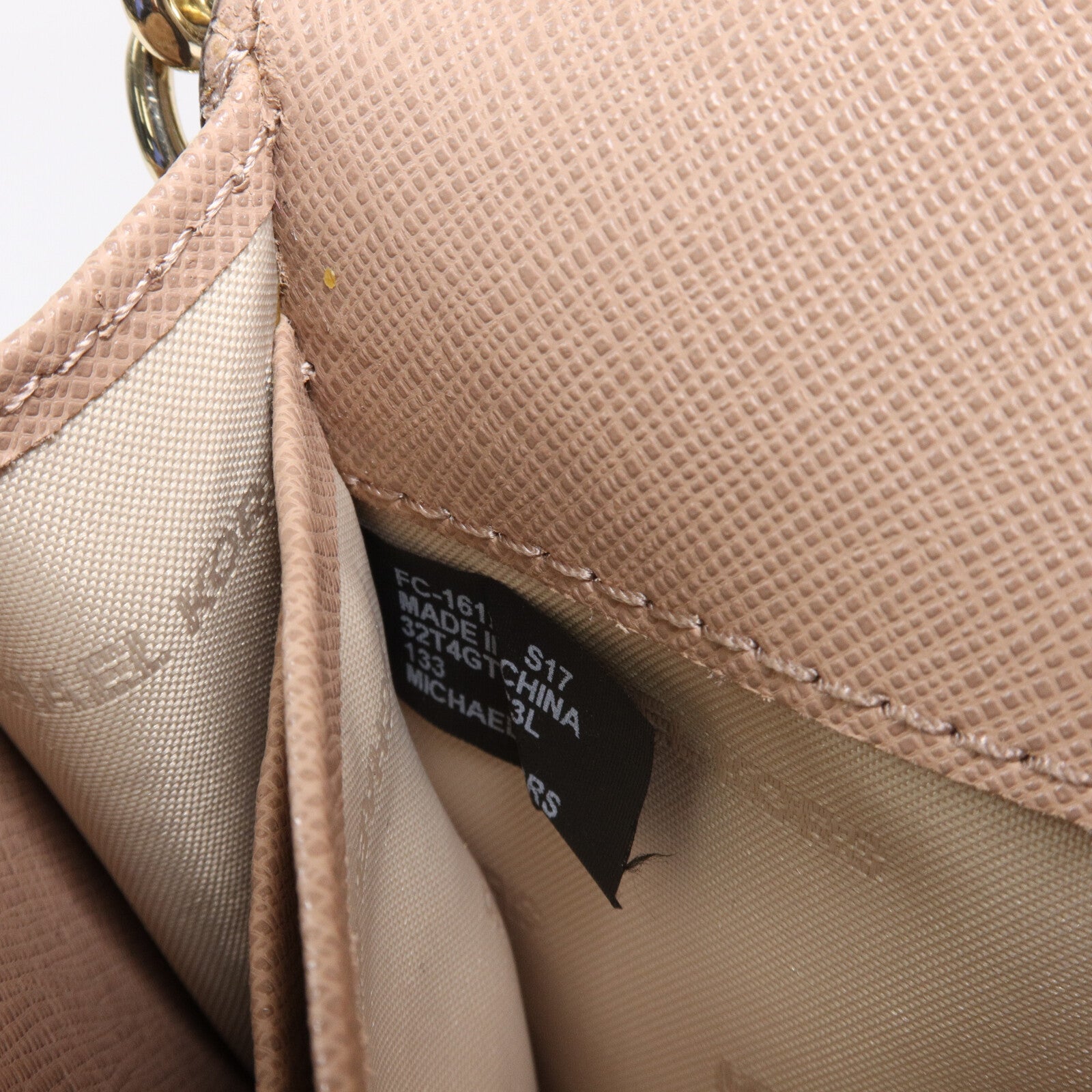 Michael Kors 牛皮皮革Phone Crossbody鏈帶肩背袋