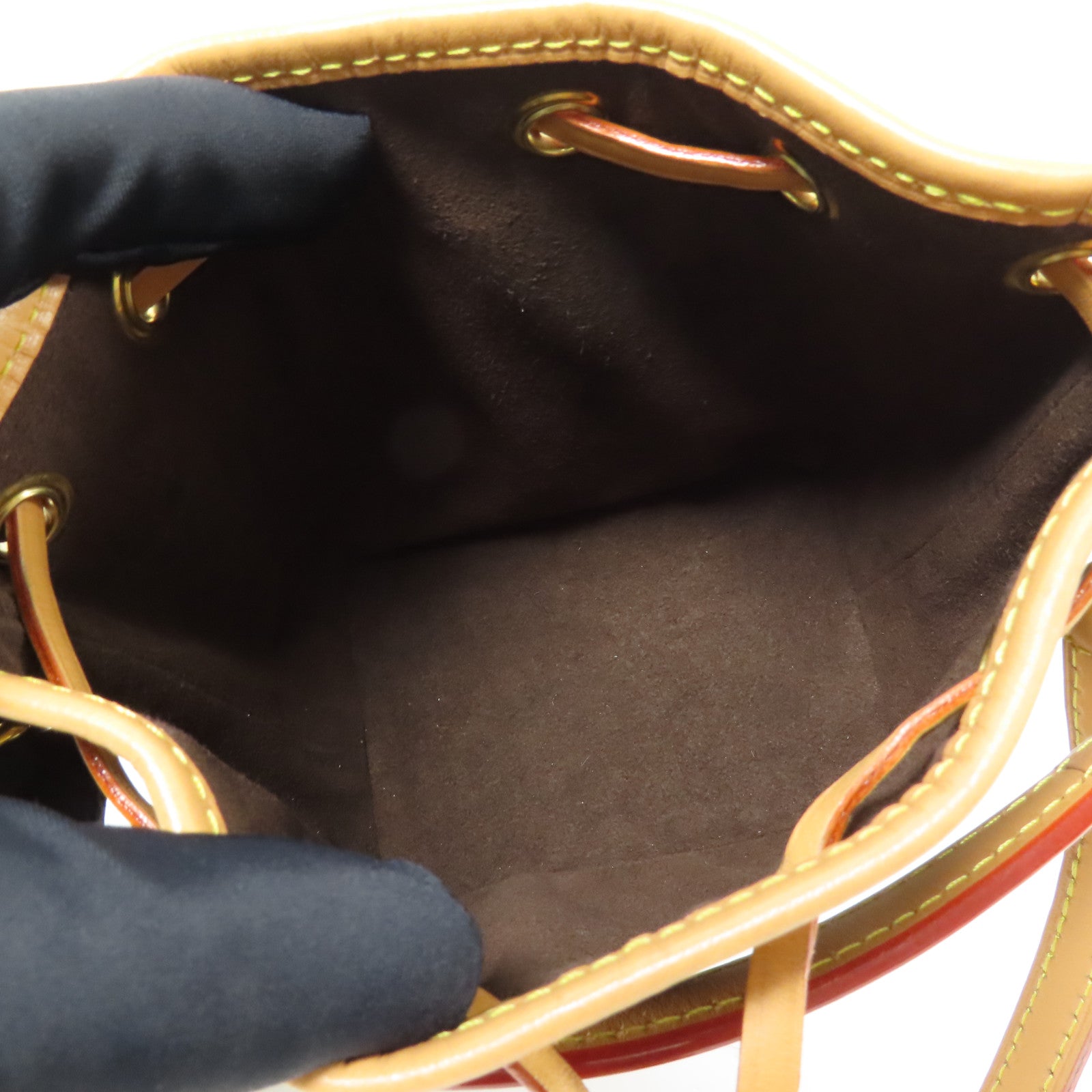 LOUIS VUITTON Monogram Nano Noe金扣手挽肩背兩用袋