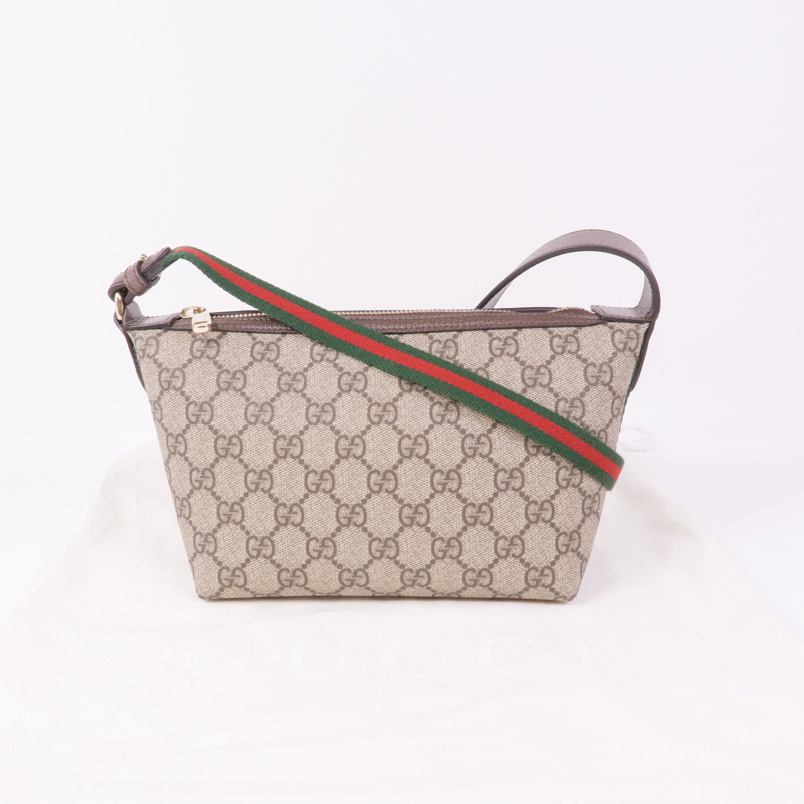 GUCCI 塗層帆布Ophidia Mini Shoulder Bag金扣肩背袋
