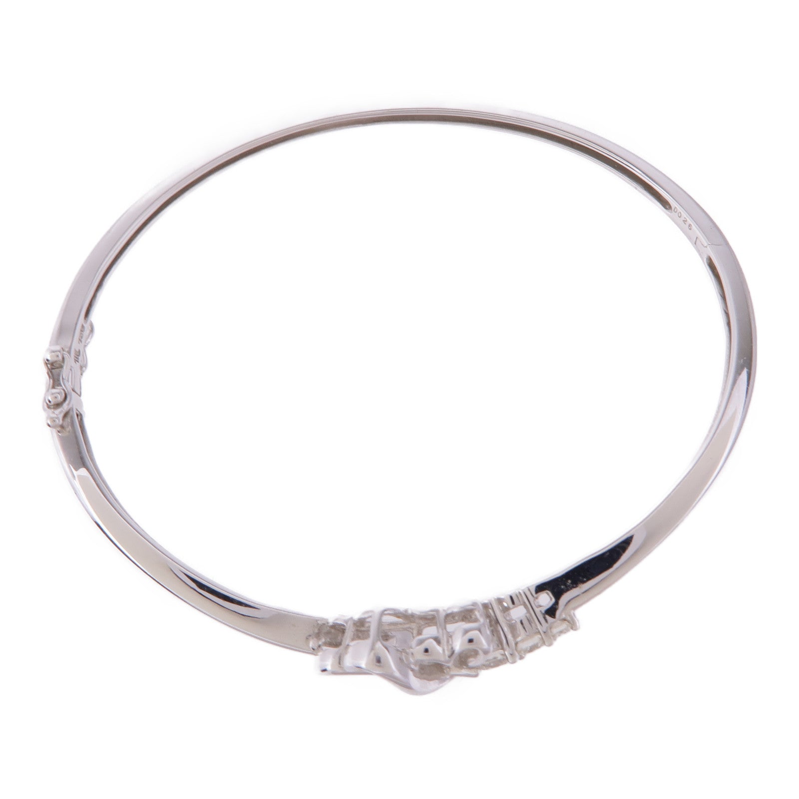 JEWELRY Diamond Bracelet Bangle Accessories 18K White Gold