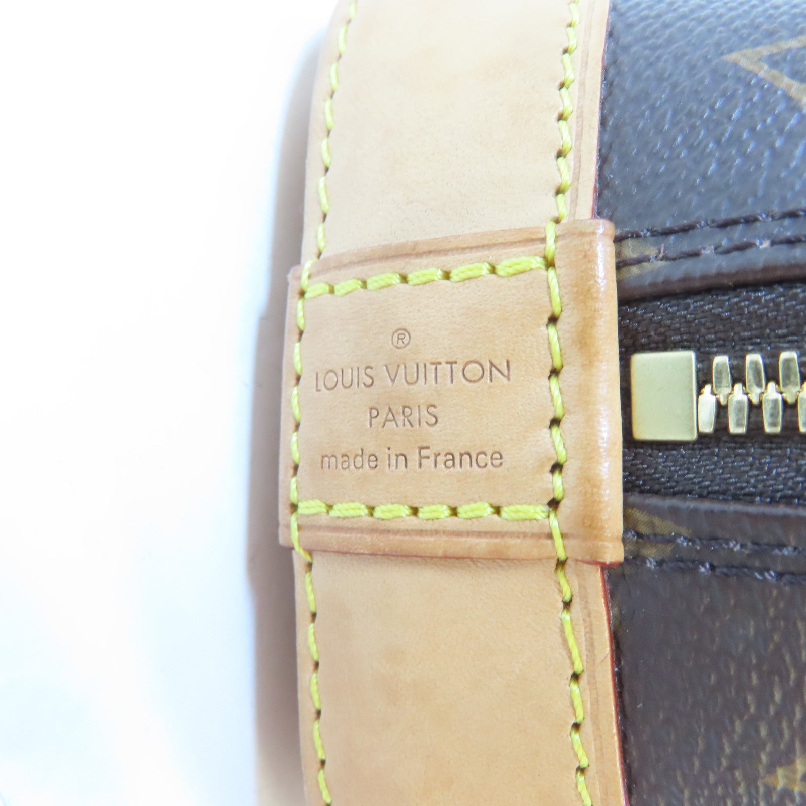 LOUIS VUITTON Monogram Alma BB金扣手挽肩背兩用袋啡色