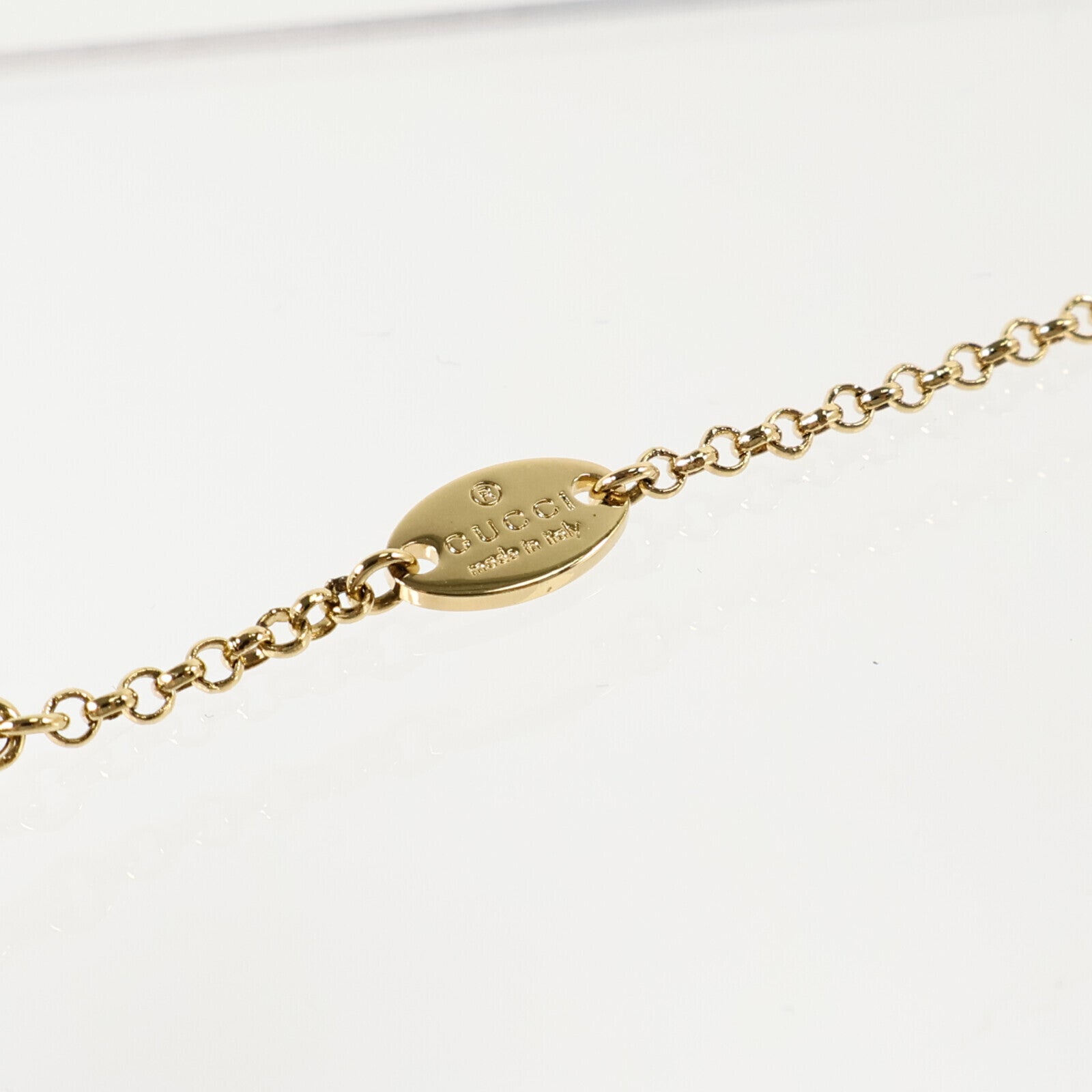 GUCCI 金屬/琺瑯Blondie Pendant Necklace項鏈