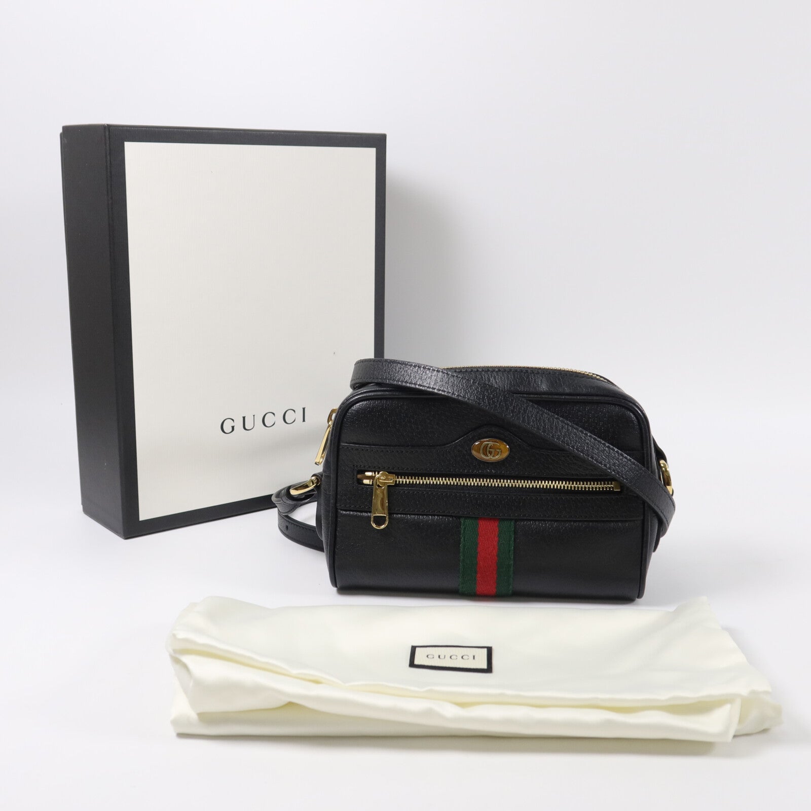 GUCCI 牛皮皮革Ophidia GG Mini肩背袋
