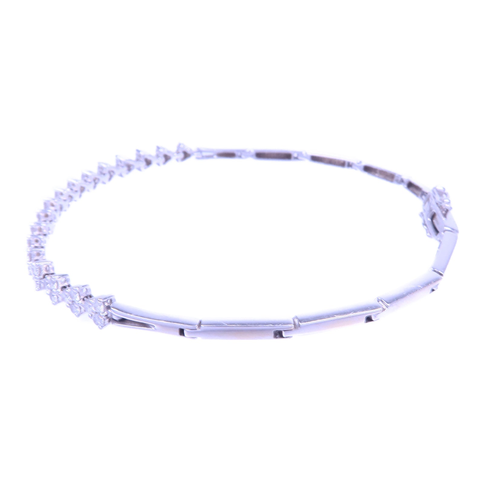 JEWELRY 18K白金Diamond Bracelet鑽石手鏈