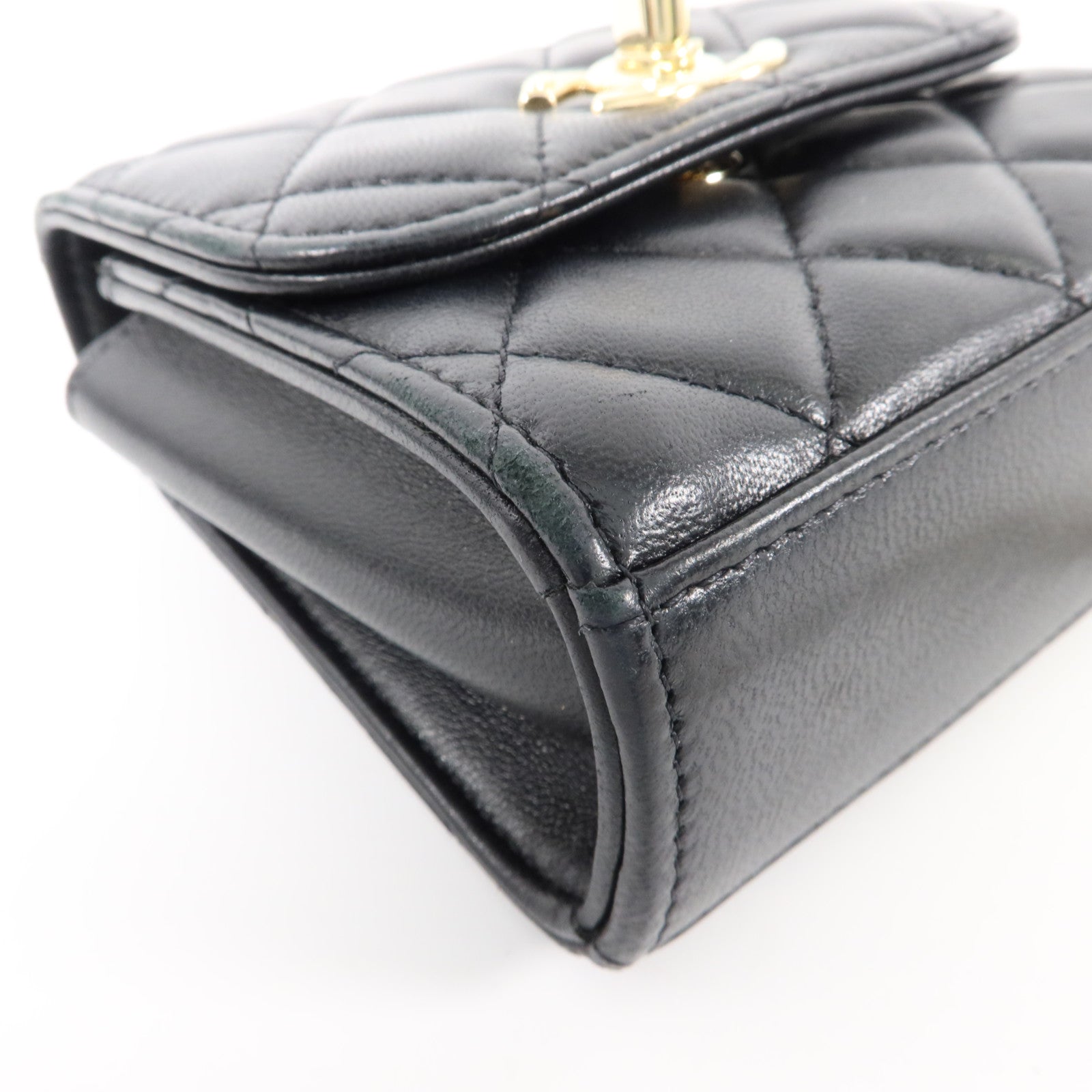 CHANEL 羊皮皮革Trendy CC Mini Wallet On Chain鏈帶肩背袋