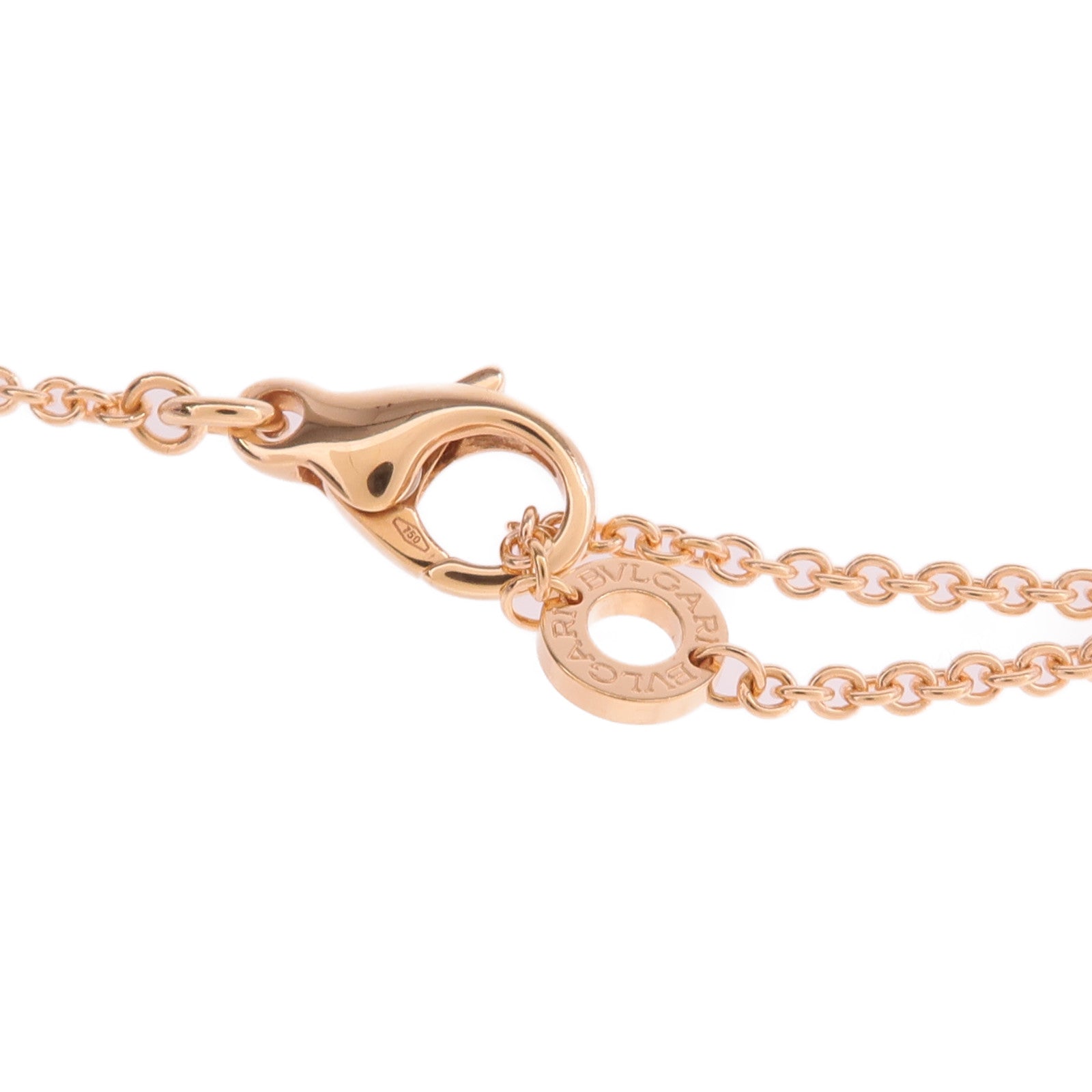 BVLGARI 18K玫瑰金/陶瓷B.zero1 Necklace項鍊