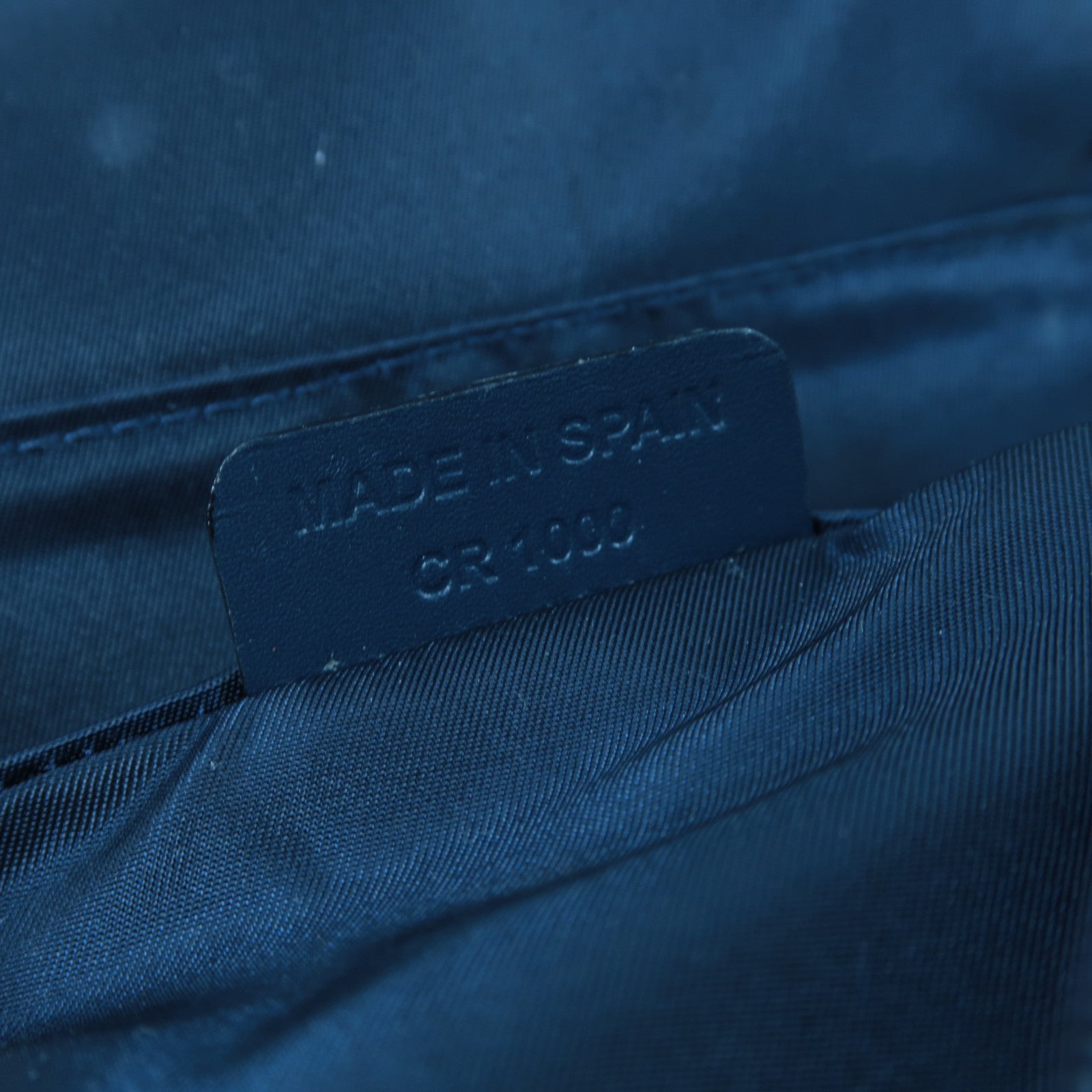 Dior 【激減優惠】帆布Pouch金扣手拿包藍色