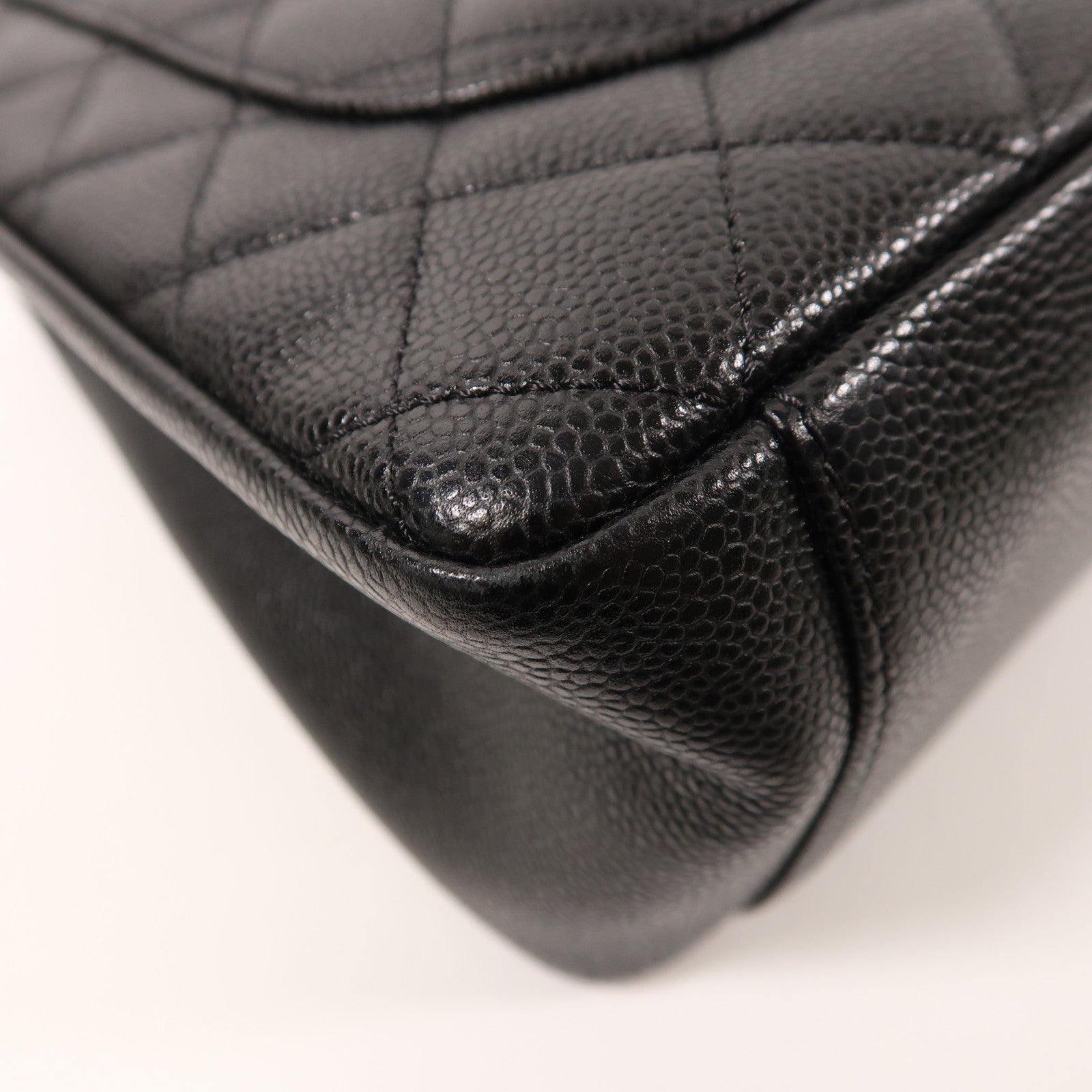 CHANEL 牛皮皮革GST Grand Shopping Tote Bag銀扣肩背袋/手挽袋