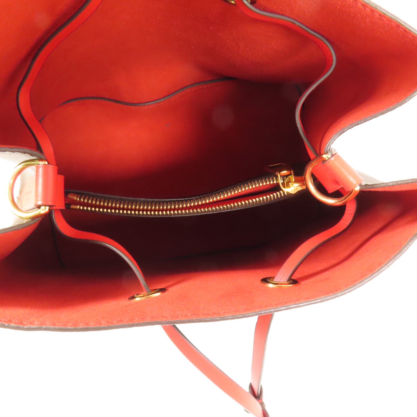 LOUIS VUITTON Monogram Neo Noe Bucket Bag金扣肩背袋Coquelicot