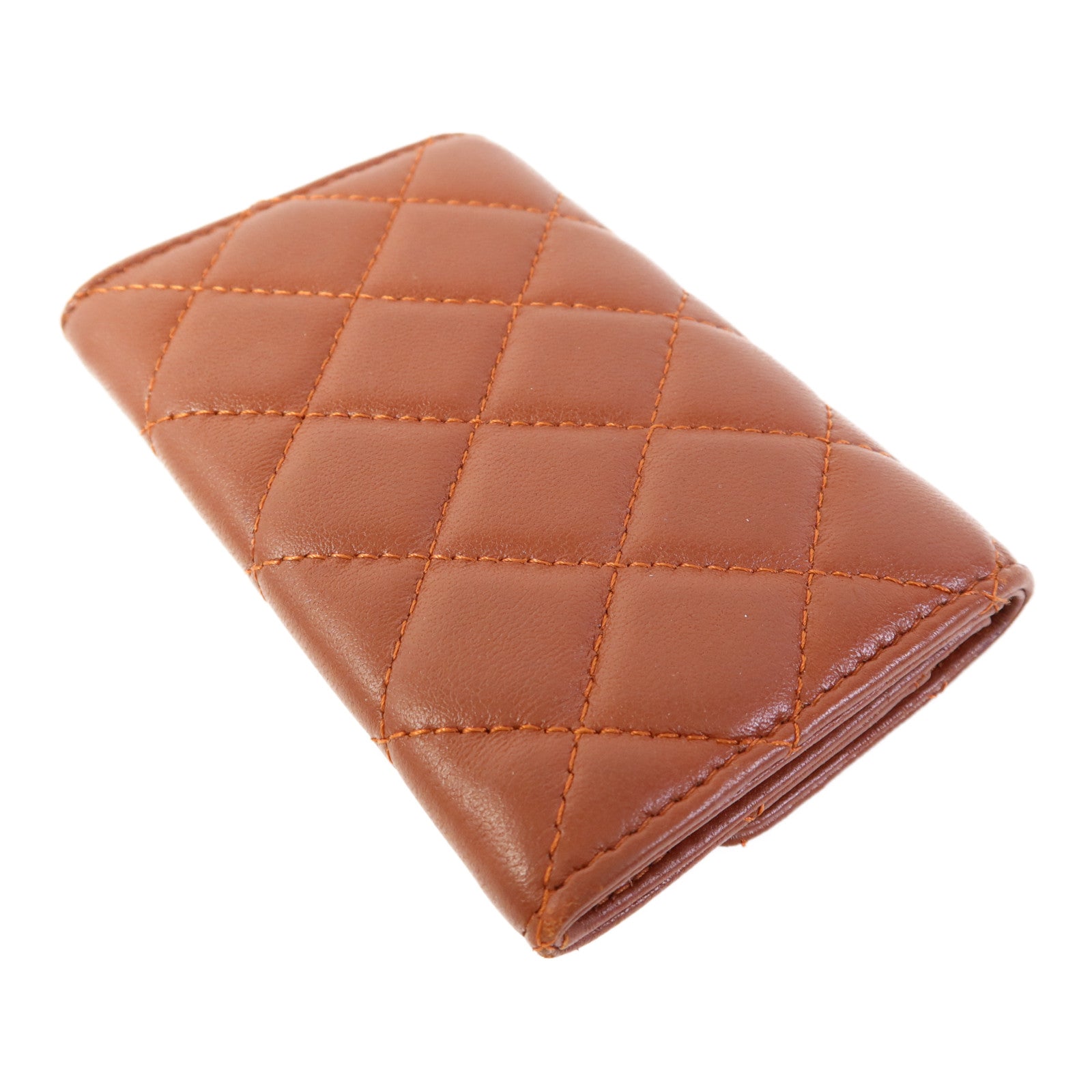 CHANEL 【萬聖節商品】羊皮皮革Card Holder金扣卡片套