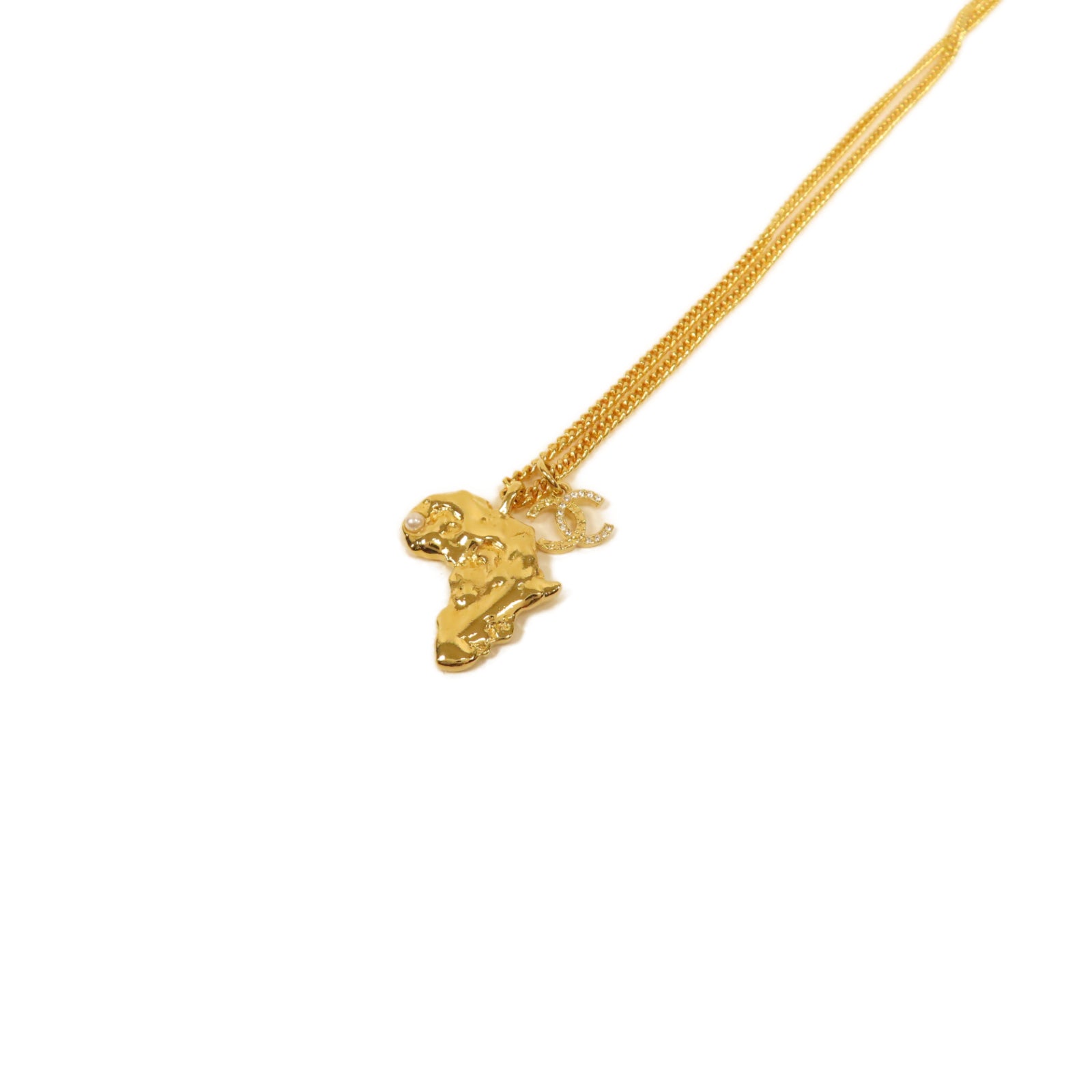 CHANEL 【激減優惠】金屬Necklace項鏈金色