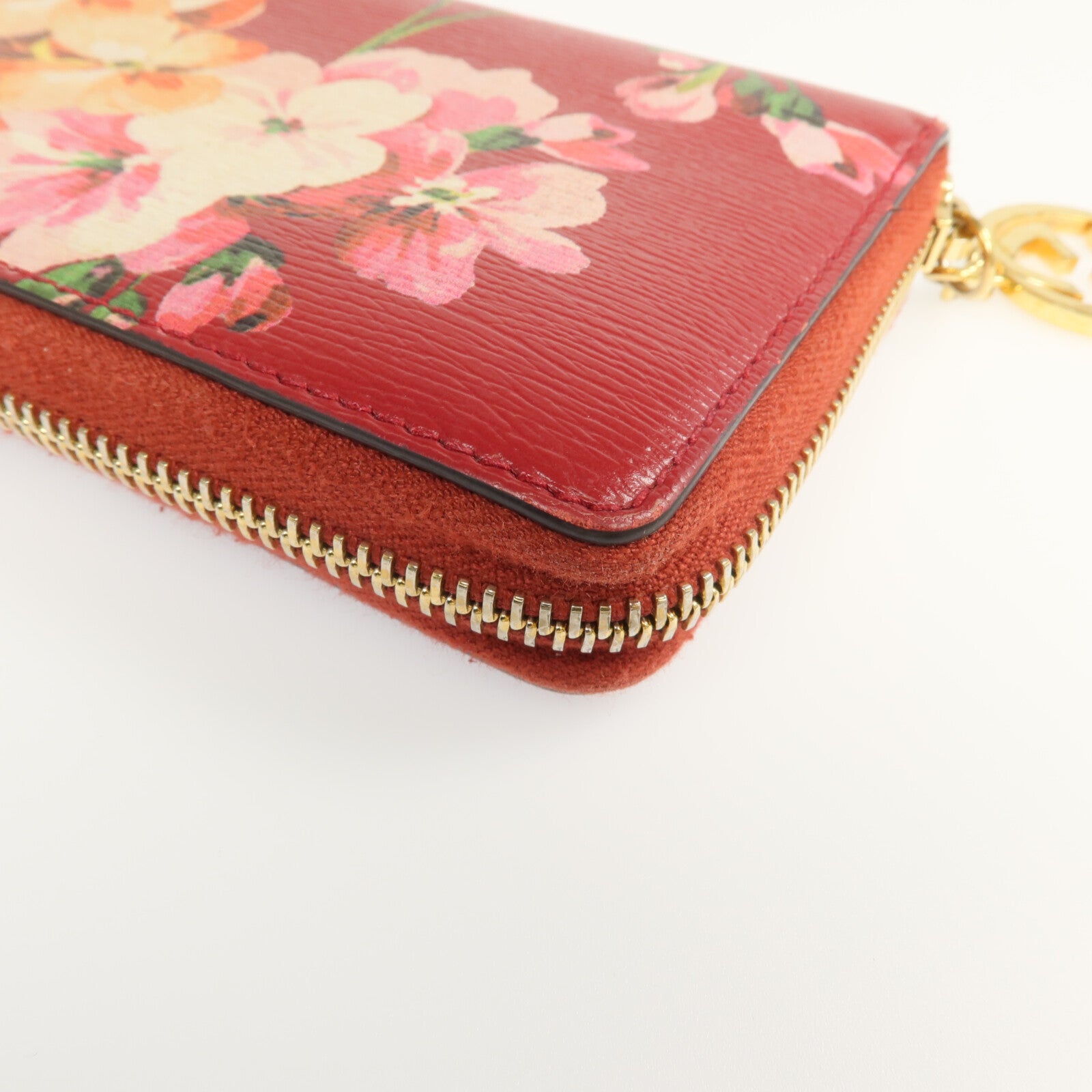 GUCCI 牛皮皮革Zipper Long Wallet金扣長錢包