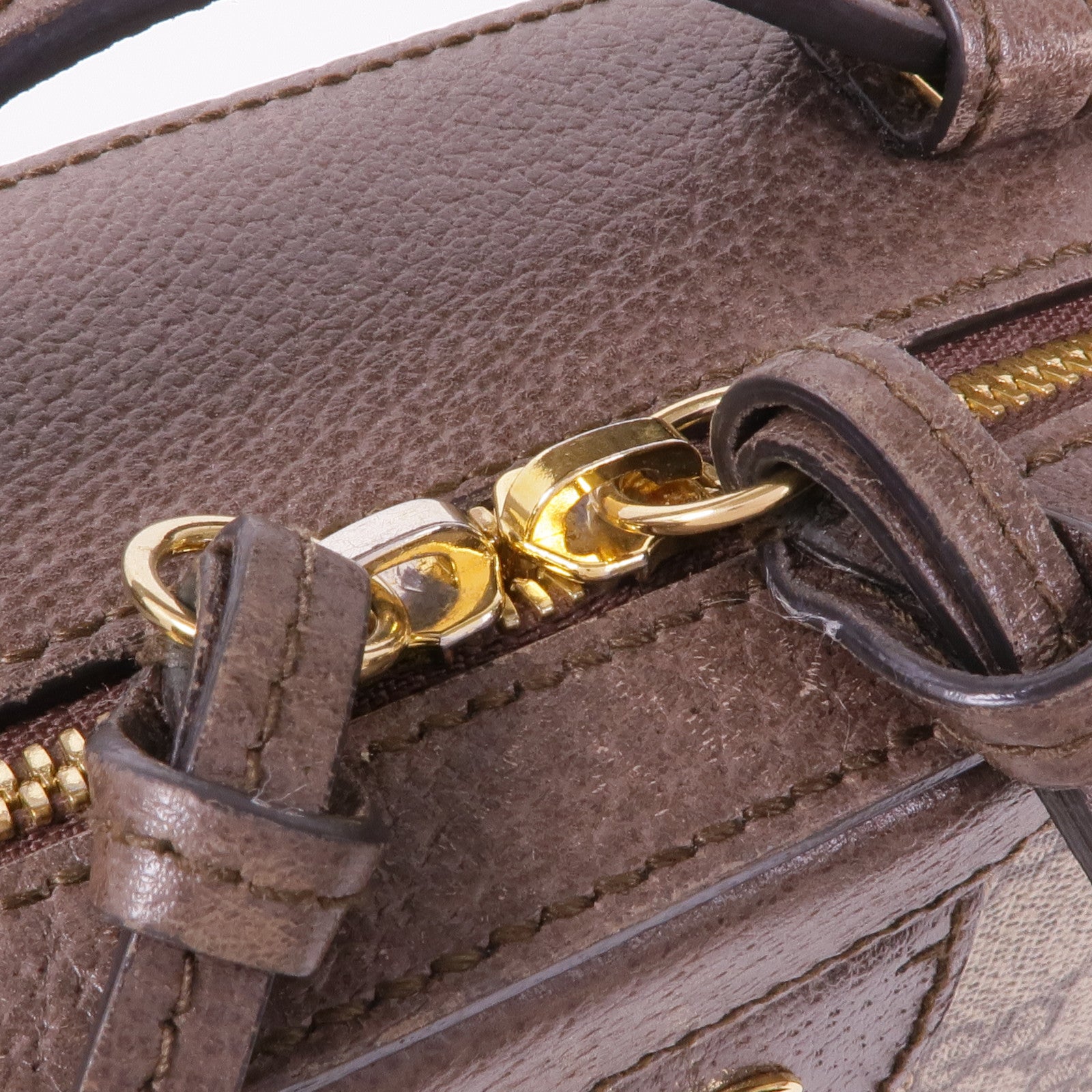 GUCCI 塗層帆布Ophidia GG Mini金扣手挽肩背兩用袋