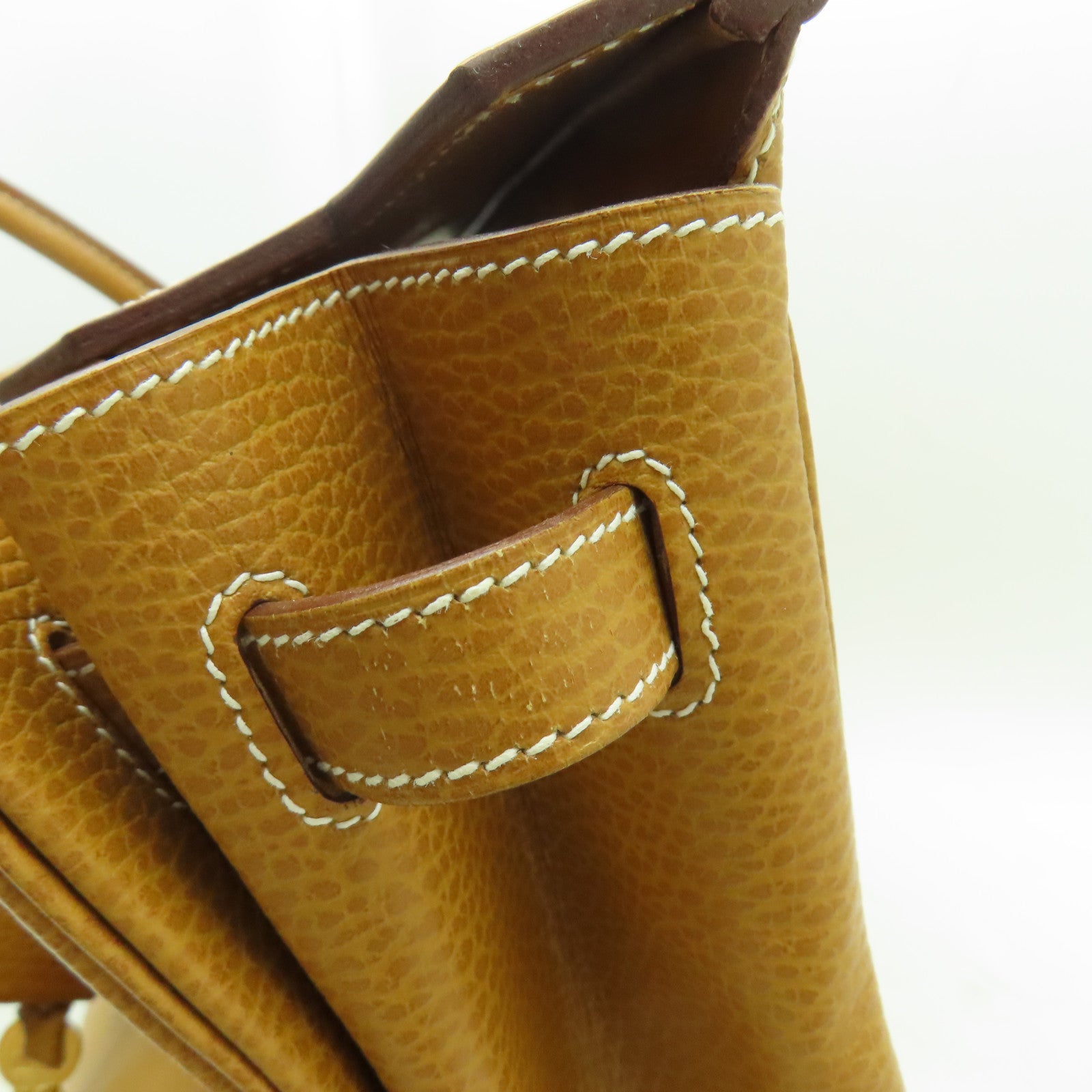 HERMES Ardennes皮革Birkin 40金扣手挽袋啡色