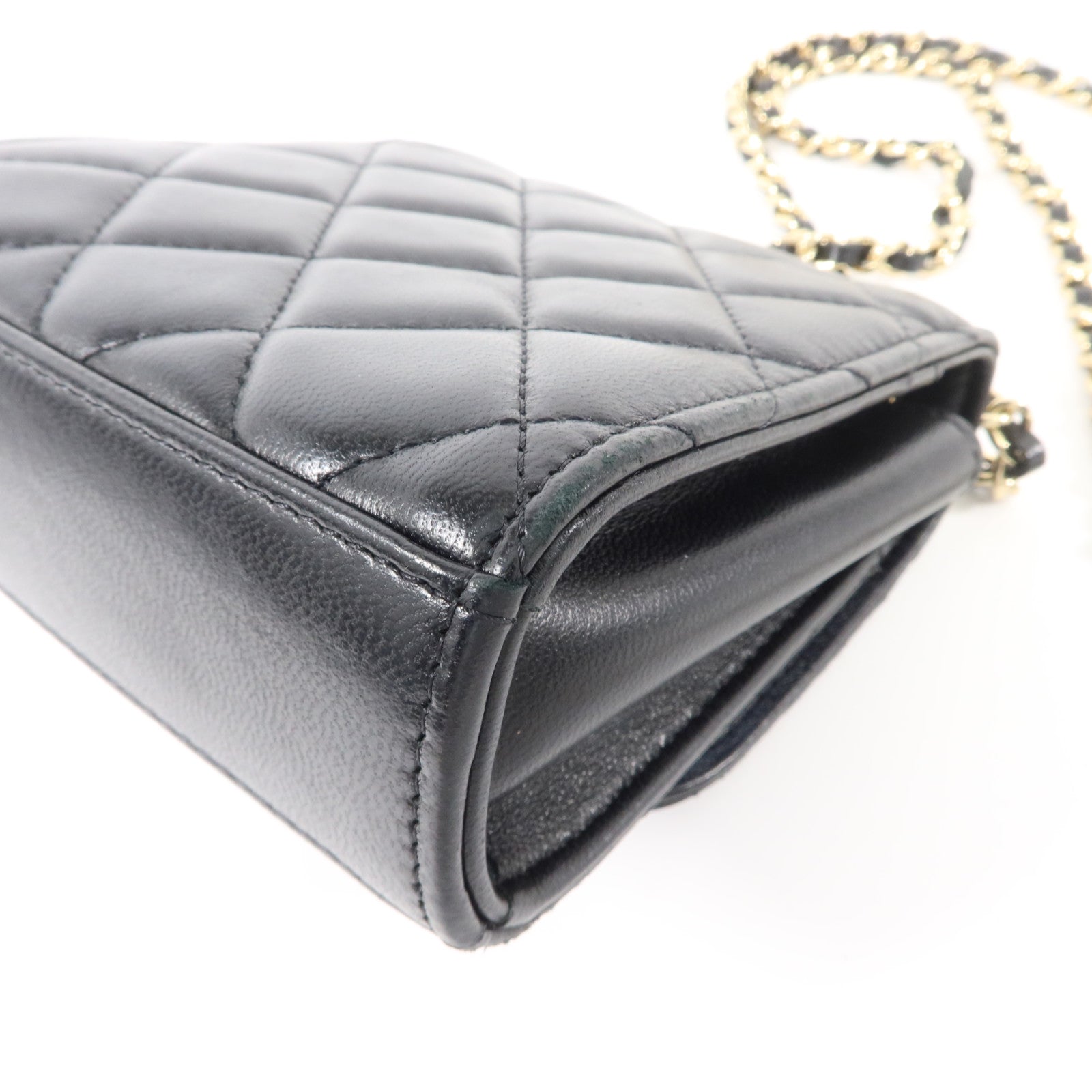 CHANEL 羊皮皮革Trendy CC Mini Wallet On Chain鏈帶肩背袋