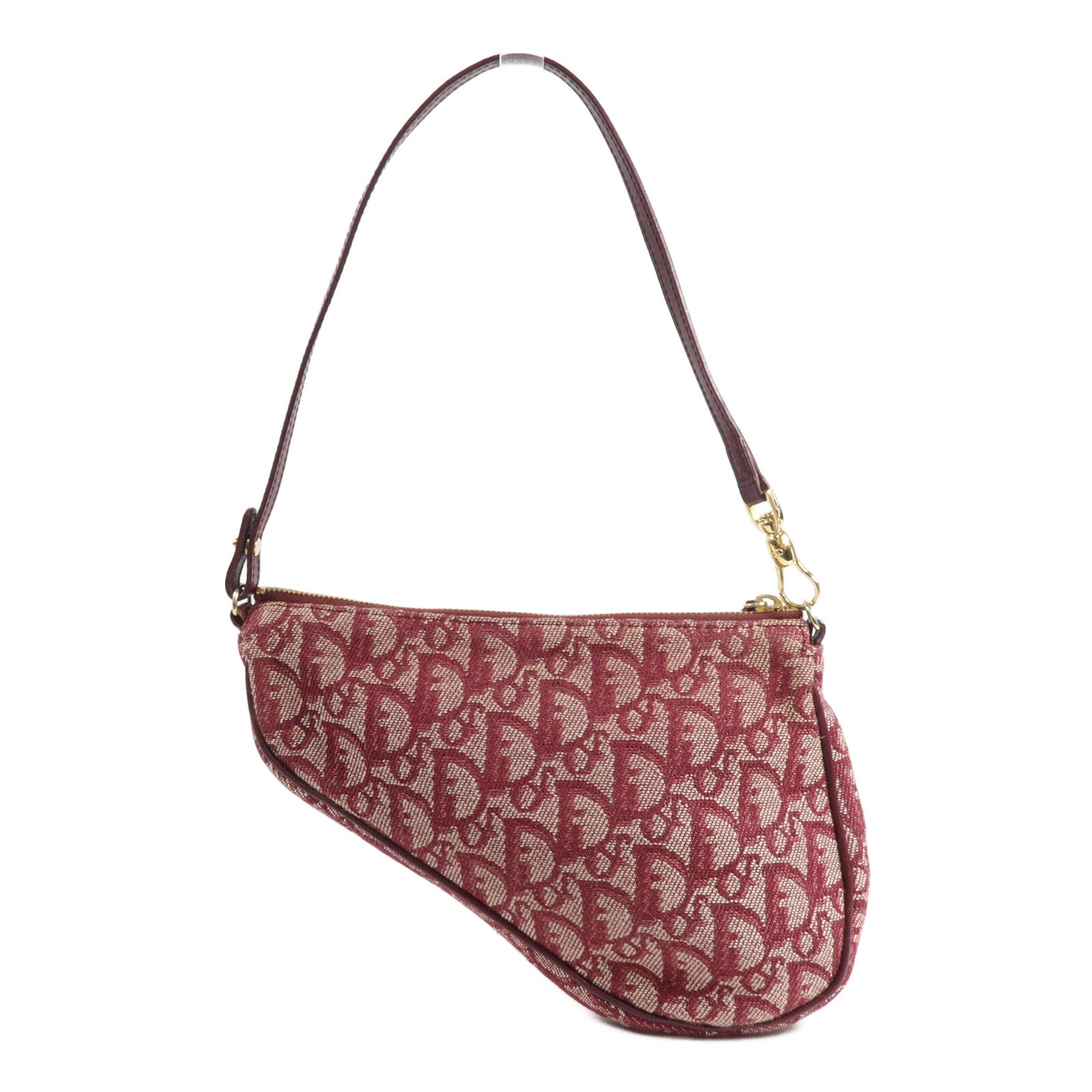 Dior Trotter帆布Vintage Saddle肩背袋