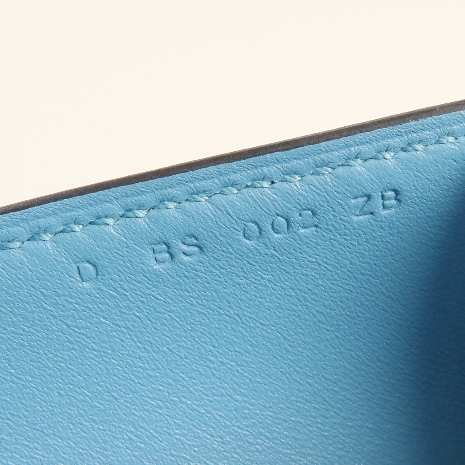 HERMES Evercolor皮革Twins Bag銀扣肩背袋Bleu du Nord/Menthe