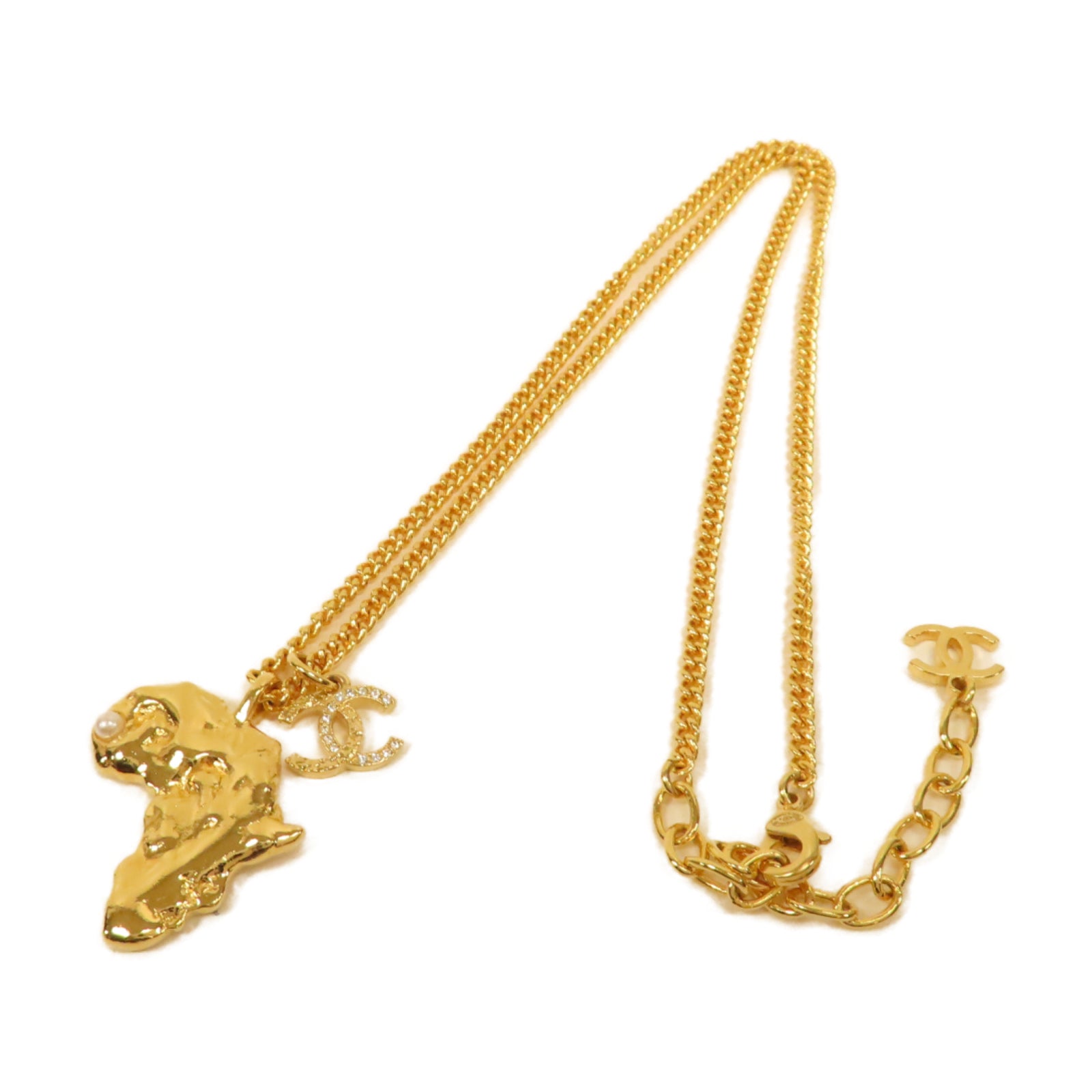 CHANEL 【激減優惠】金屬Necklace項鏈金色