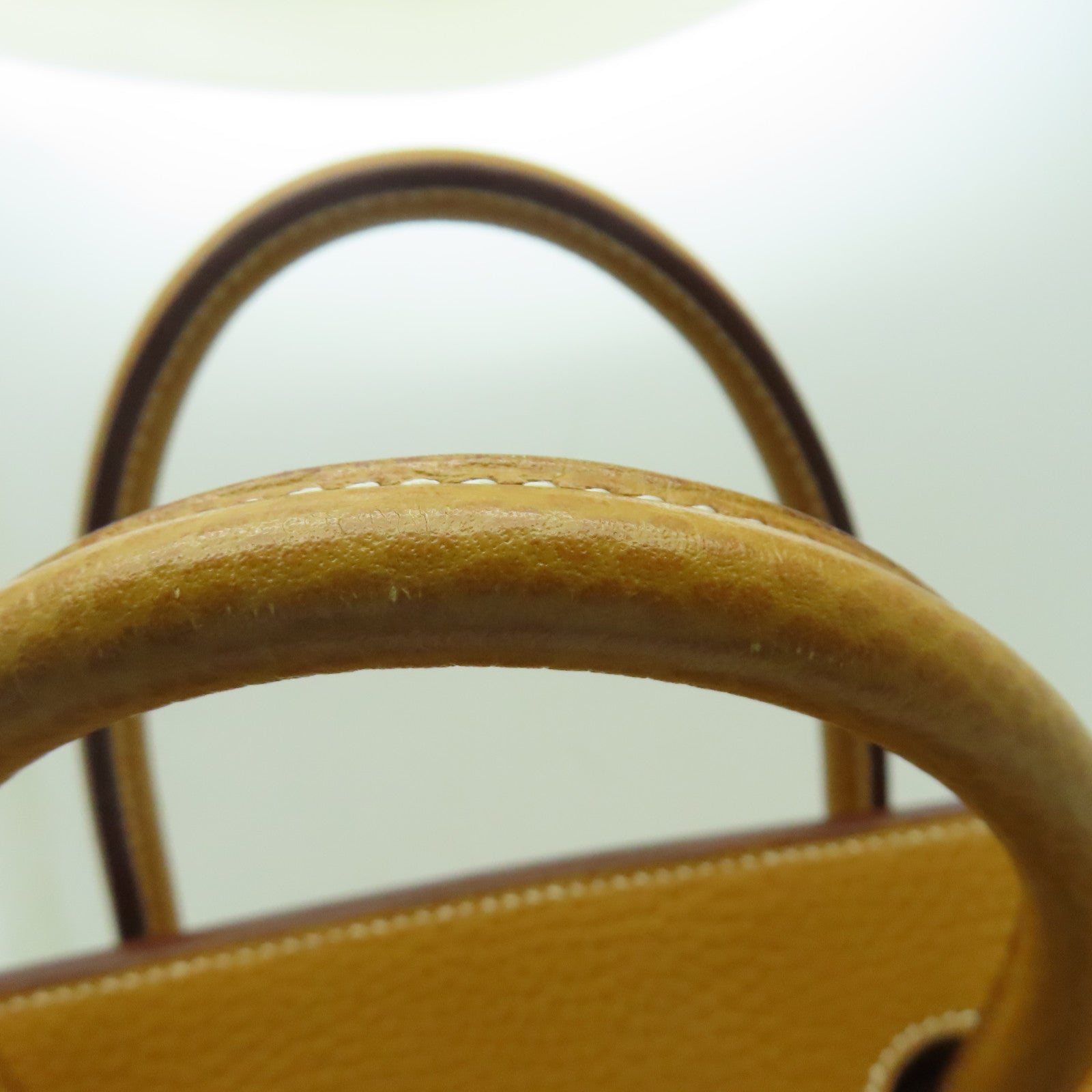 HERMES Ardennes皮革Birkin 40金扣手挽袋啡色