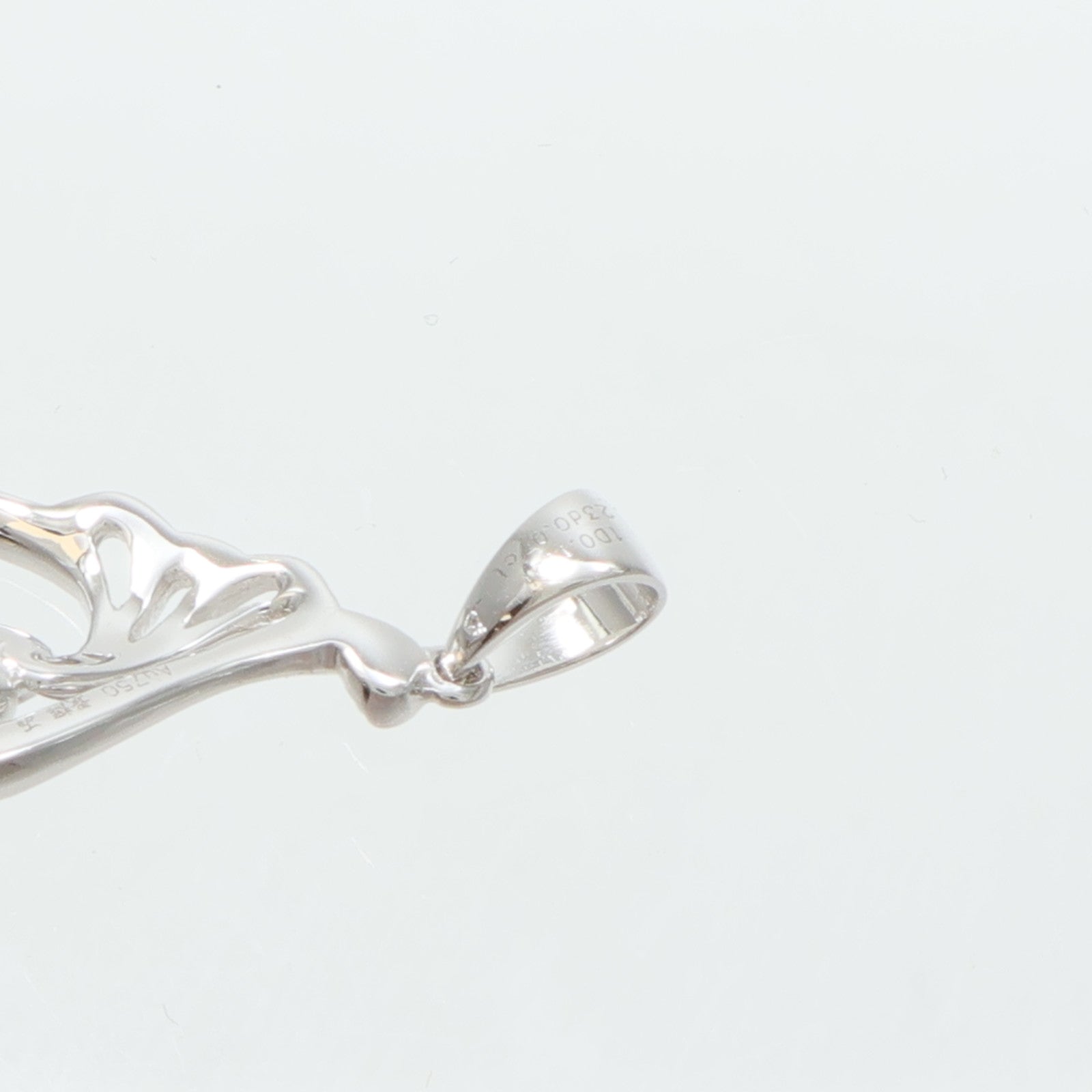JEWELRY 18K白金Diamond Pendant鑽石吊墜