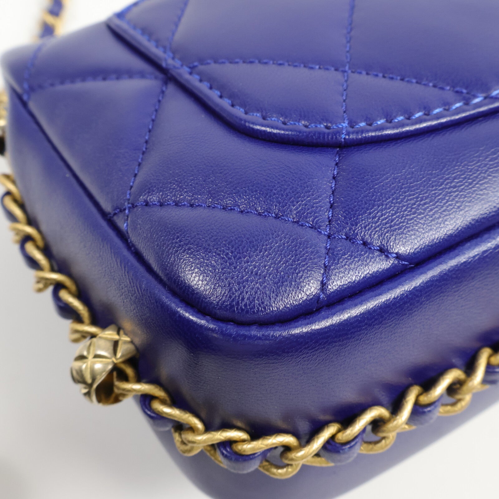 CHANEL 羊皮皮革Chain Shoulder Bag鏈帶肩背袋