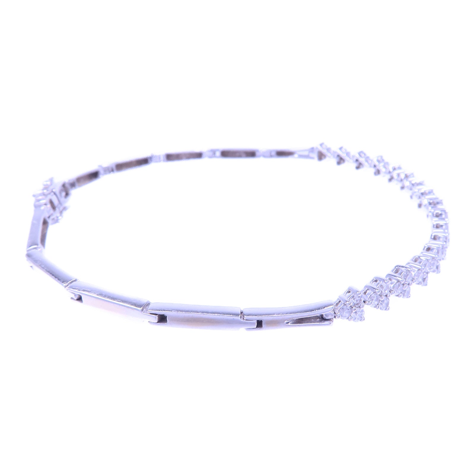 JEWELRY 【激減優惠】18K白金Diamond Bracelet鑽石手鏈