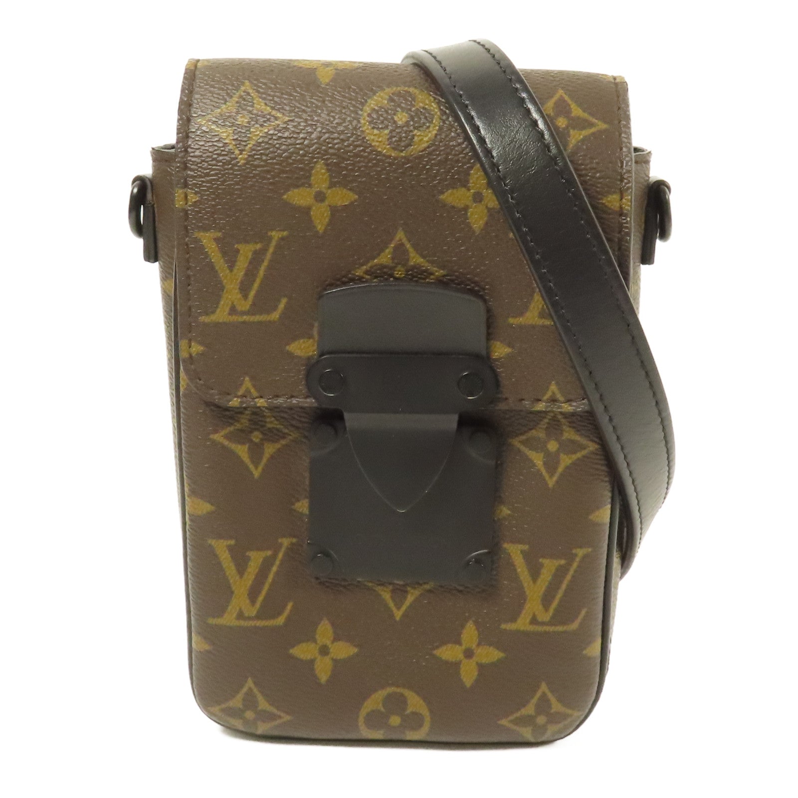 LOUIS VUITTON Monogram Macassar S-Lock肩背袋