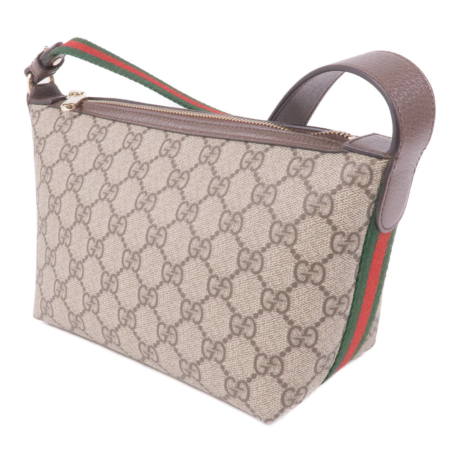 GUCCI 塗層帆布Ophidia Mini Shoulder Bag金扣肩背袋