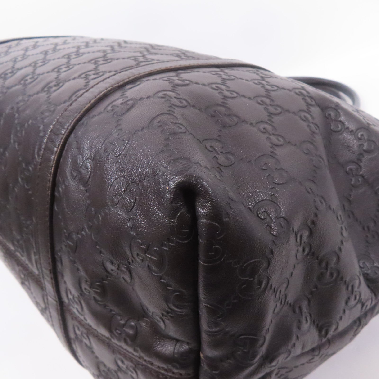 GUCCI 【激減優惠】皮革Tote Bag金扣肩背袋