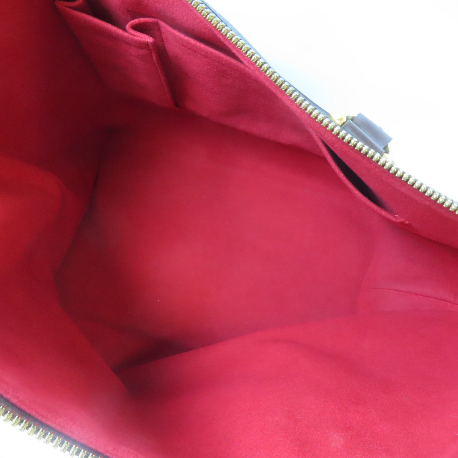 LOUIS VUITTON 【激減優惠】Damier Saleya MM金扣手挽袋啡色