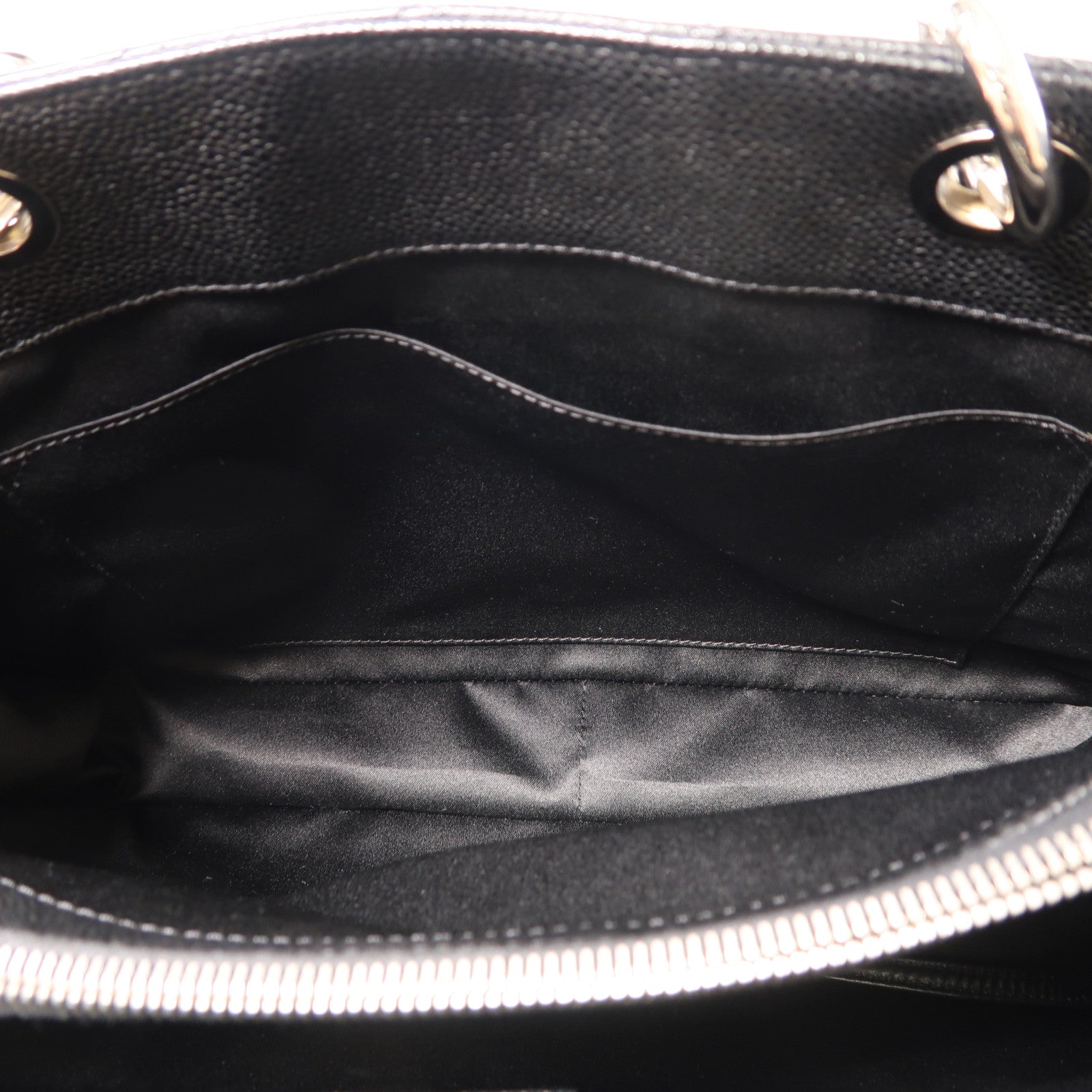 CHANEL 牛皮皮革GST Grand Shopping Tote Bag銀扣肩背袋/手挽袋