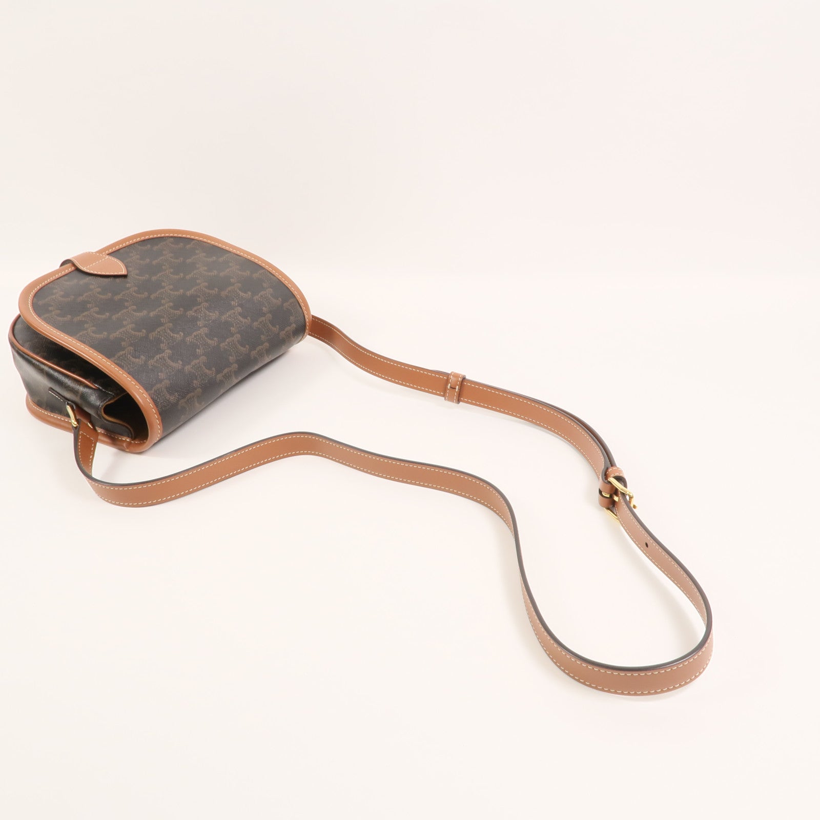 CELINE 塗層帆布Folco肩背袋