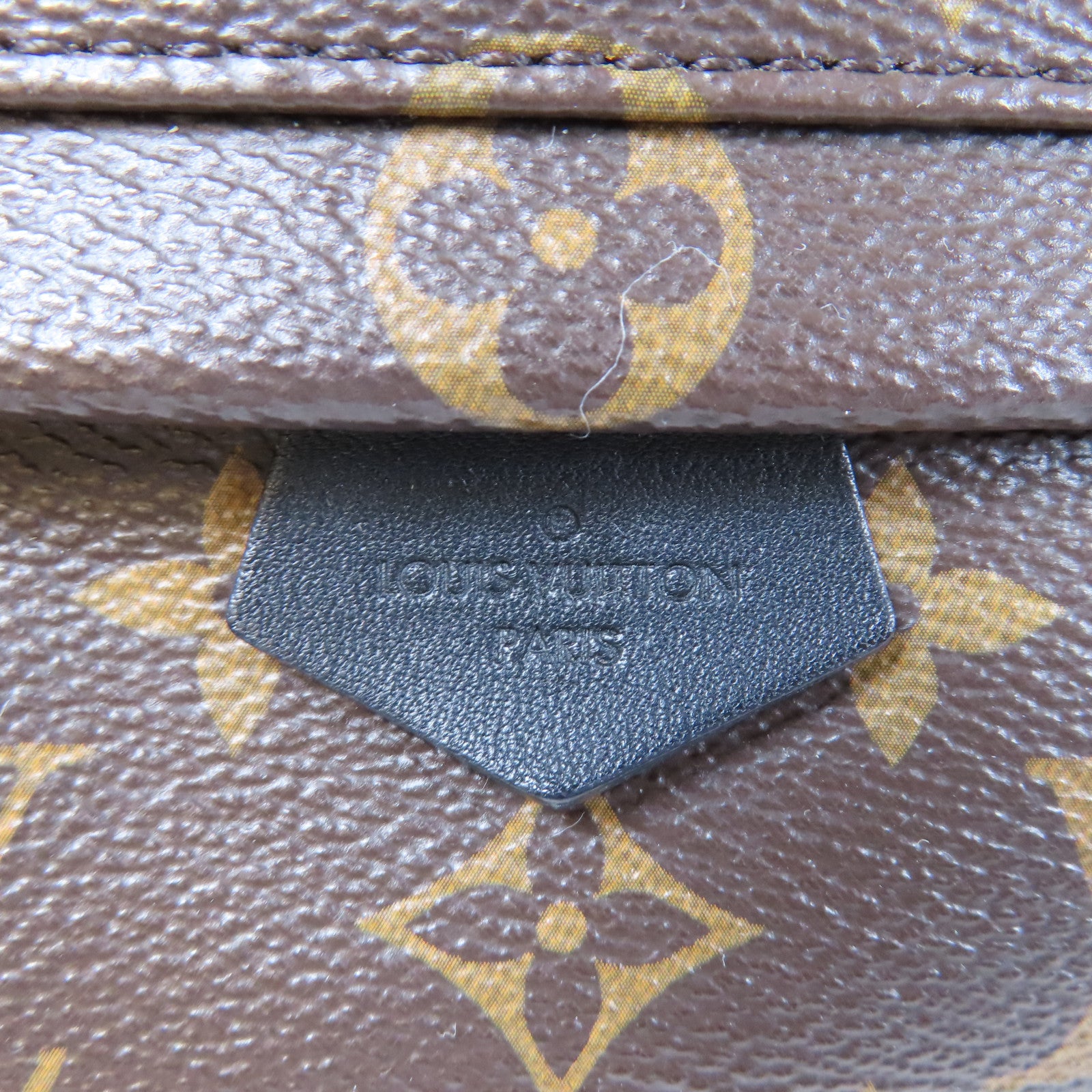 LOUIS VUITTON Monogram Palm Springs金扣背包啡色