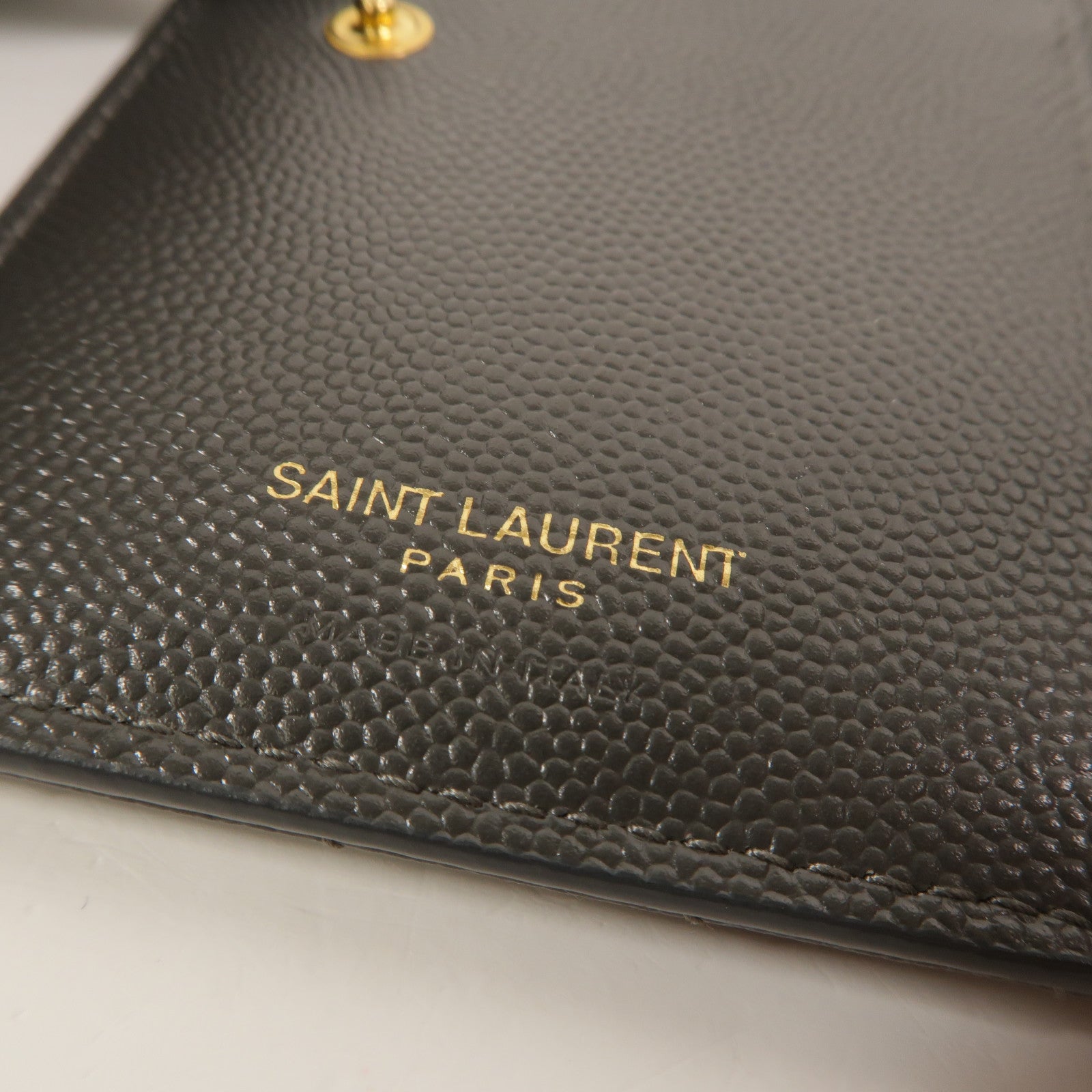 SAINT LAURENT 【激減優惠】牛皮皮革Wallet錢包