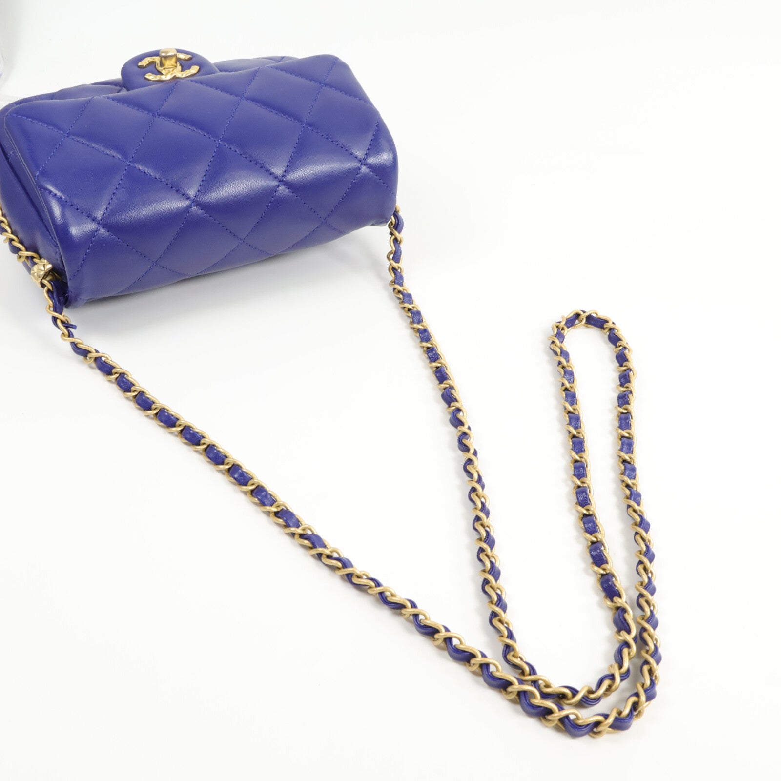 CHANEL 羊皮皮革Chain Shoulder Bag鏈帶肩背袋