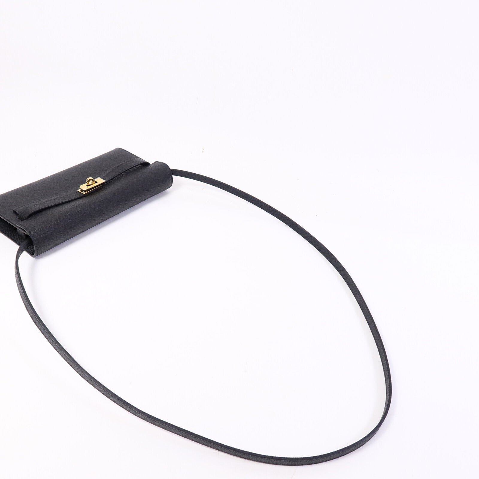 HERMES Epsom皮革Kelly To Go肩背袋Noir