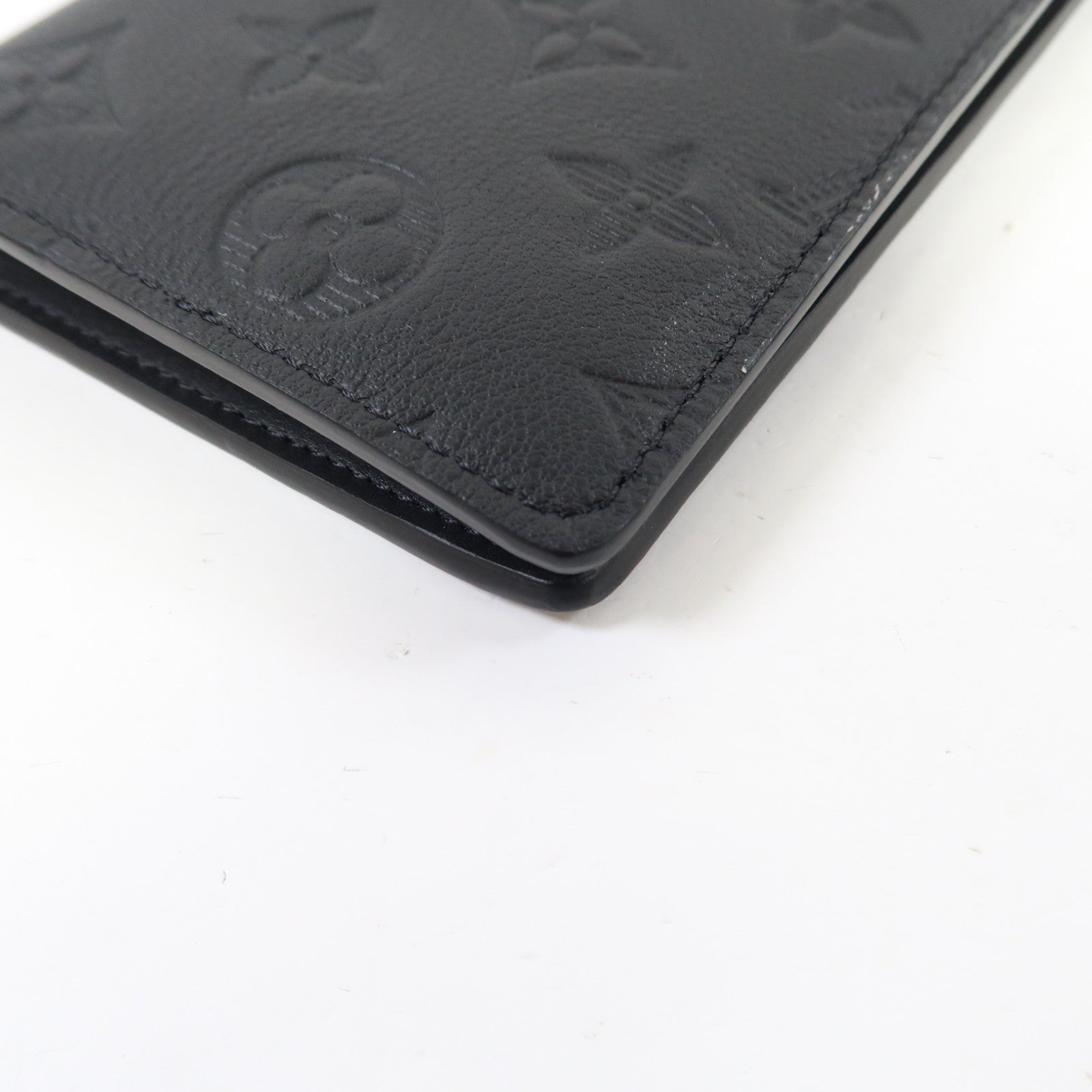 LOUIS VUITTON Monogram Shadow Brazza Wallet長錢包黑色