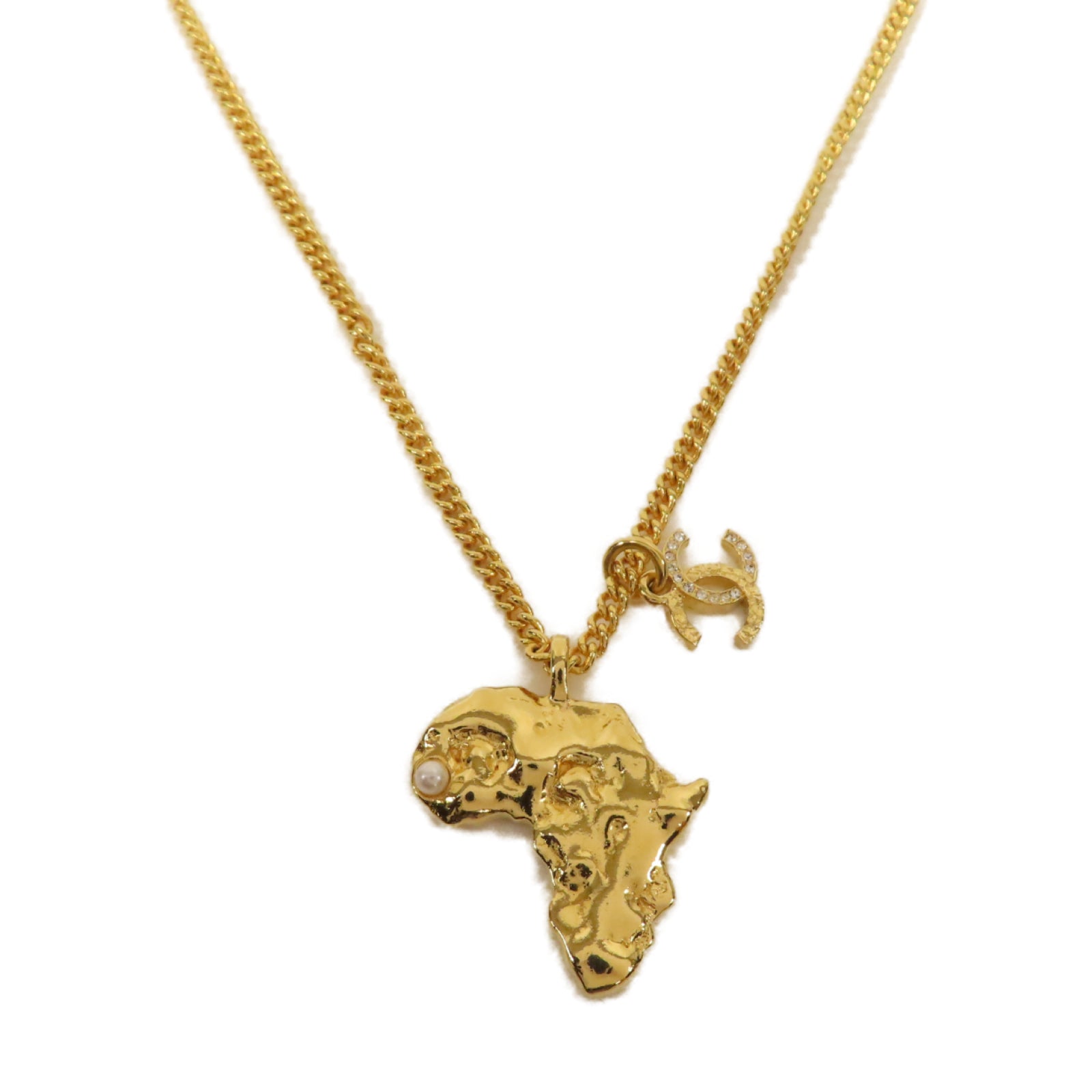 CHANEL 【激減優惠】金屬Necklace項鏈金色