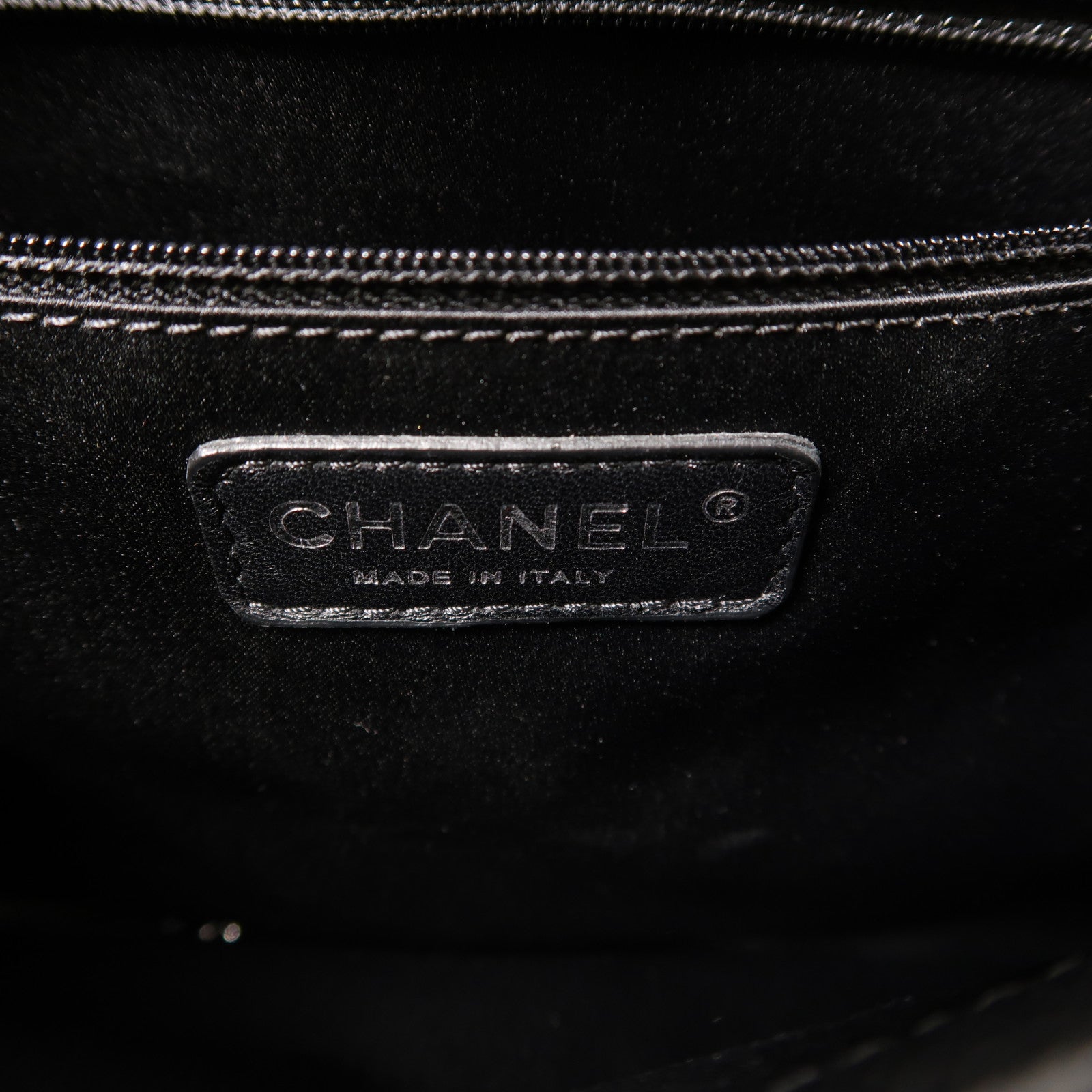 CHANEL 牛皮皮革GST Grand Shopping Tote Bag銀扣肩背袋/手挽袋