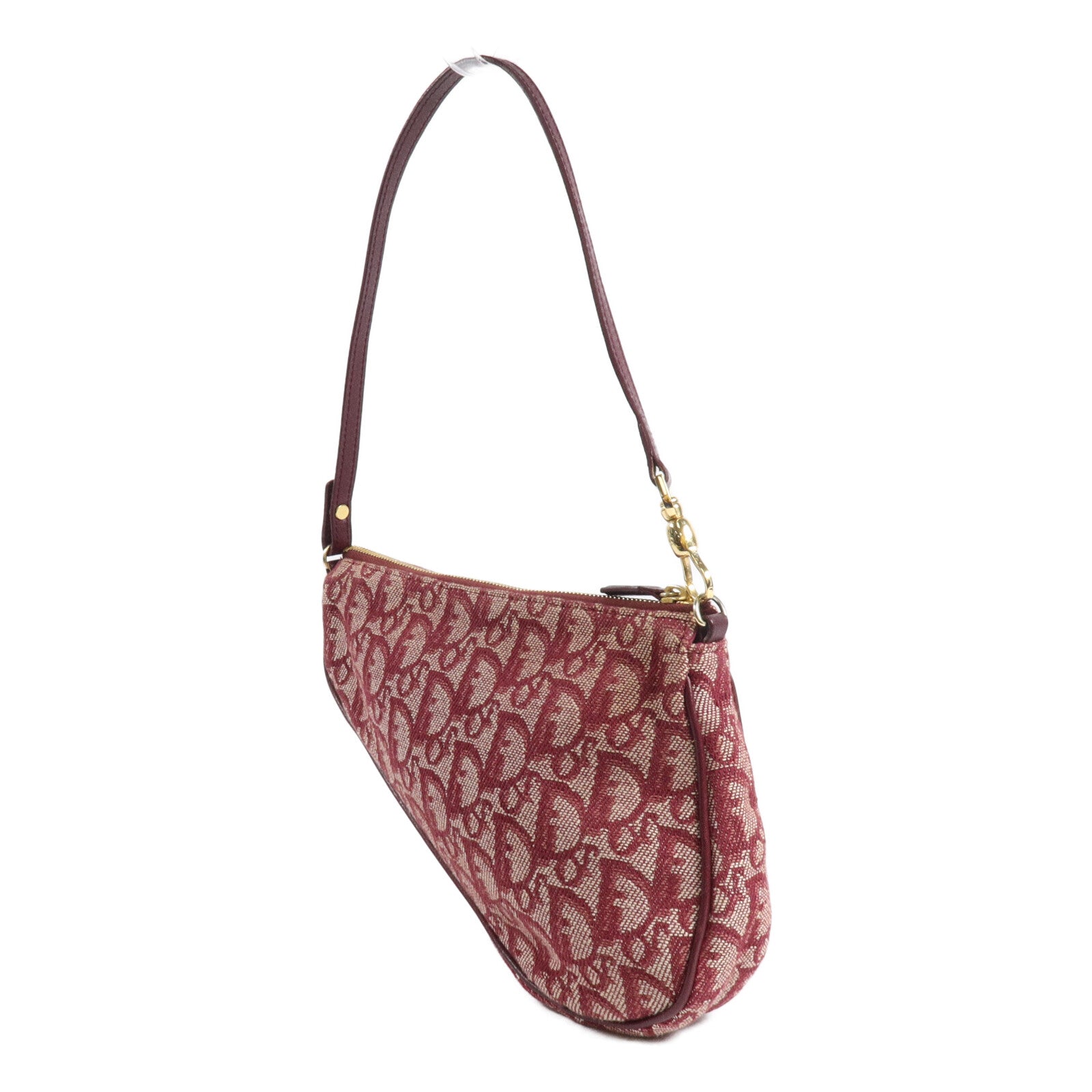 Dior Trotter帆布Vintage Saddle肩背袋