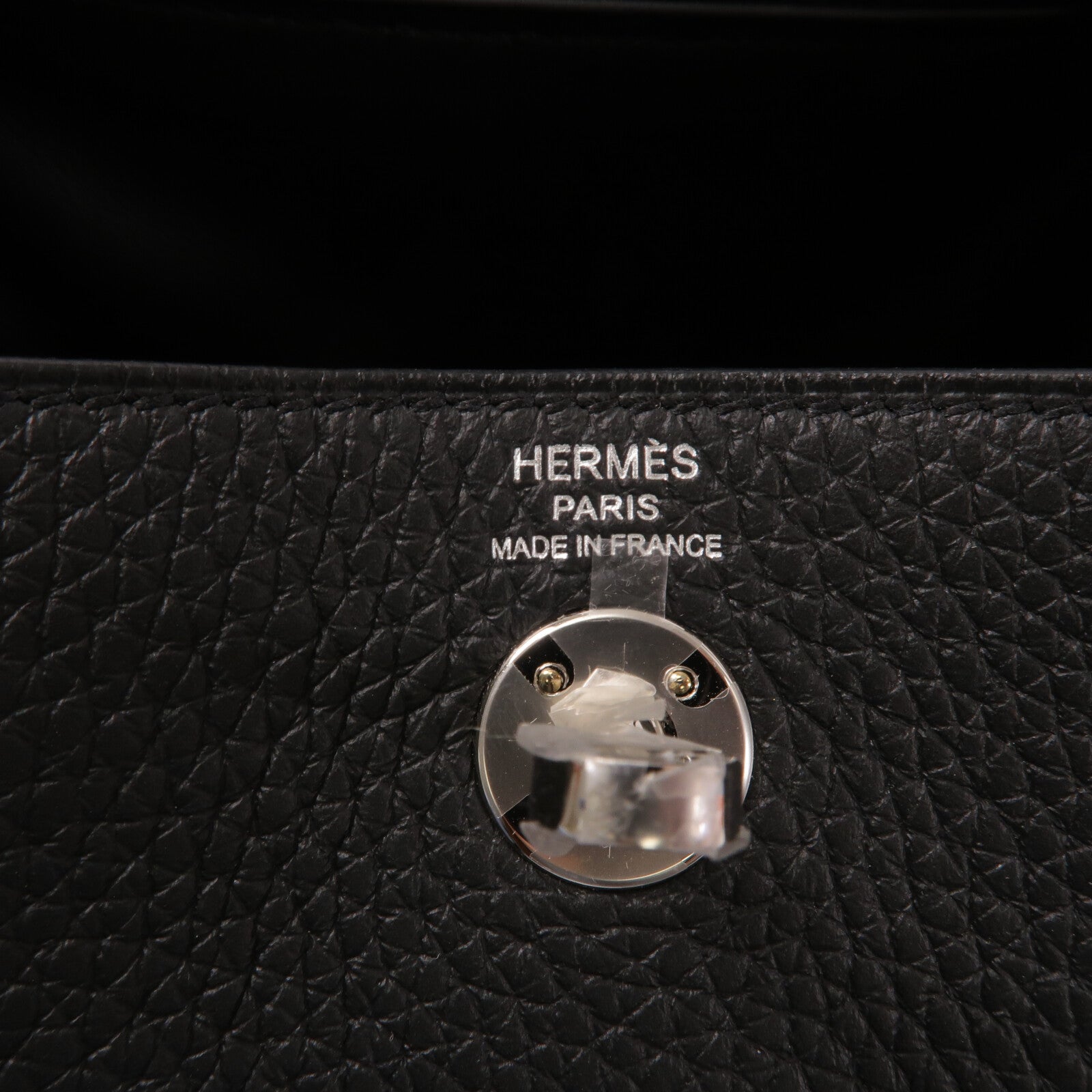 HERMES 【激減優惠】Clemence皮革Mini Lindy手挽肩背兩用袋Noir