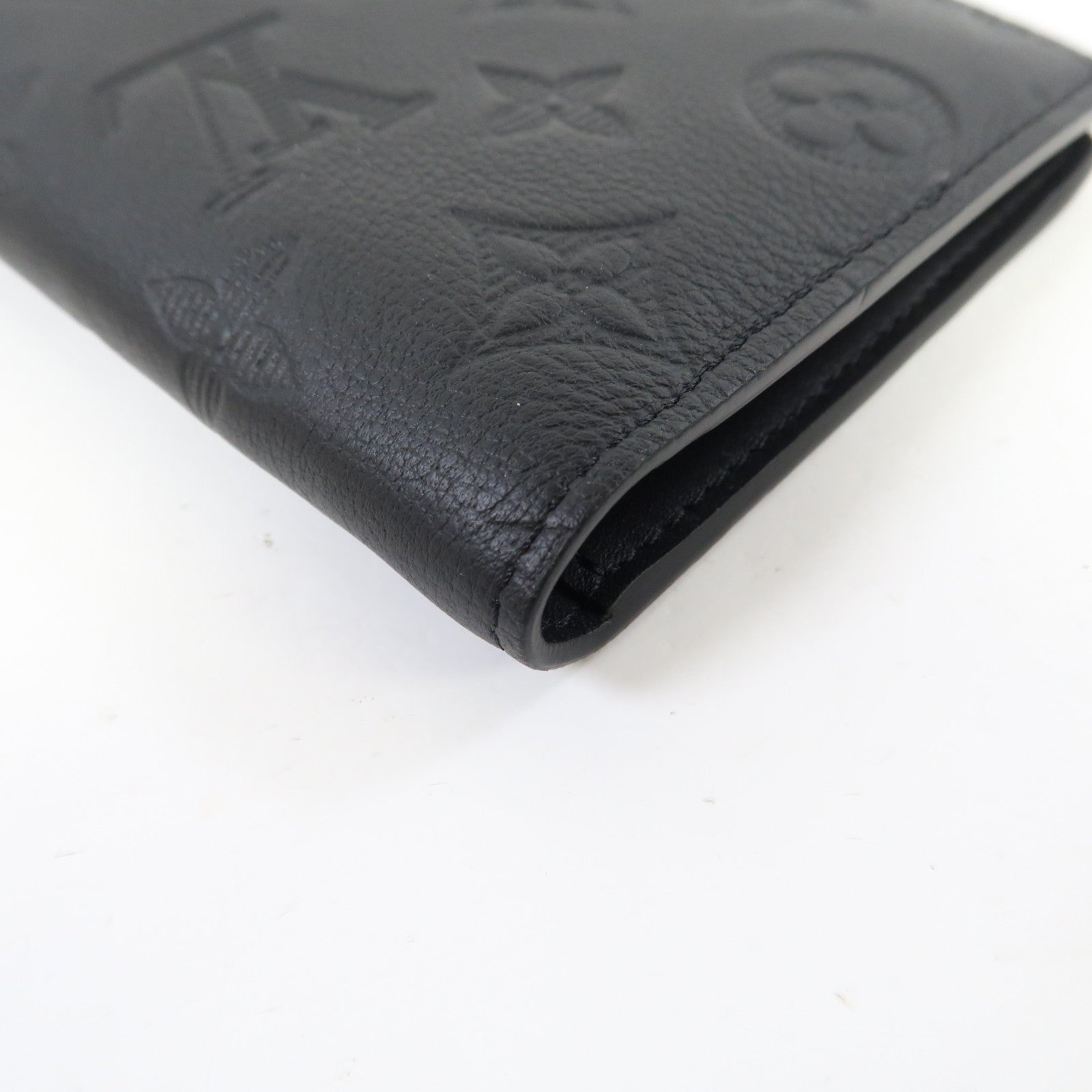 LOUIS VUITTON Monogram Shadow Brazza Wallet長錢包黑色