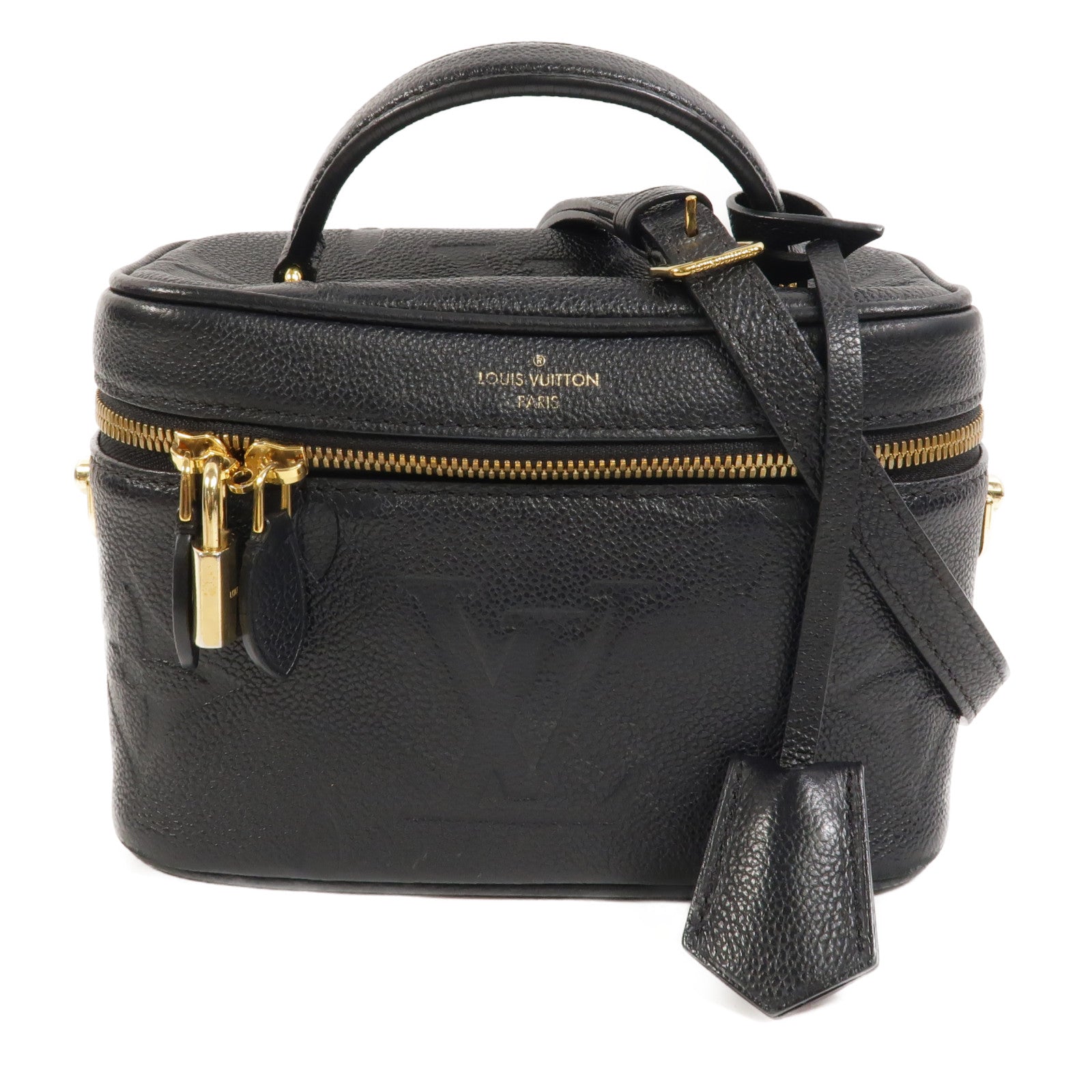 LOUIS VUITTON Monogram Empreinte Vanity Case金扣肩背袋