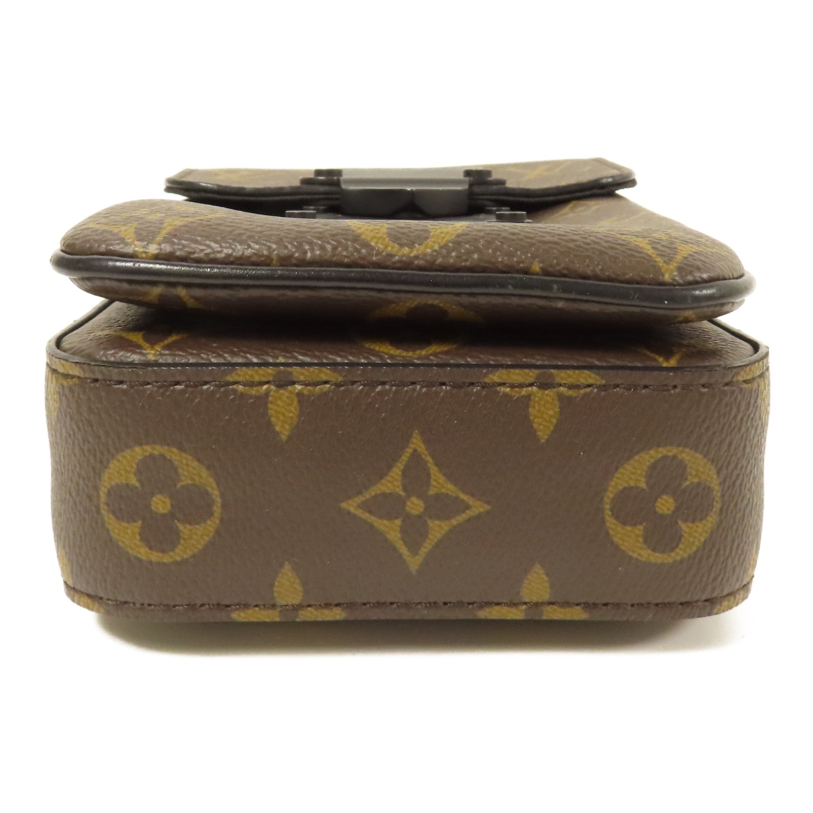 LOUIS VUITTON Monogram Macassar S-Lock肩背袋