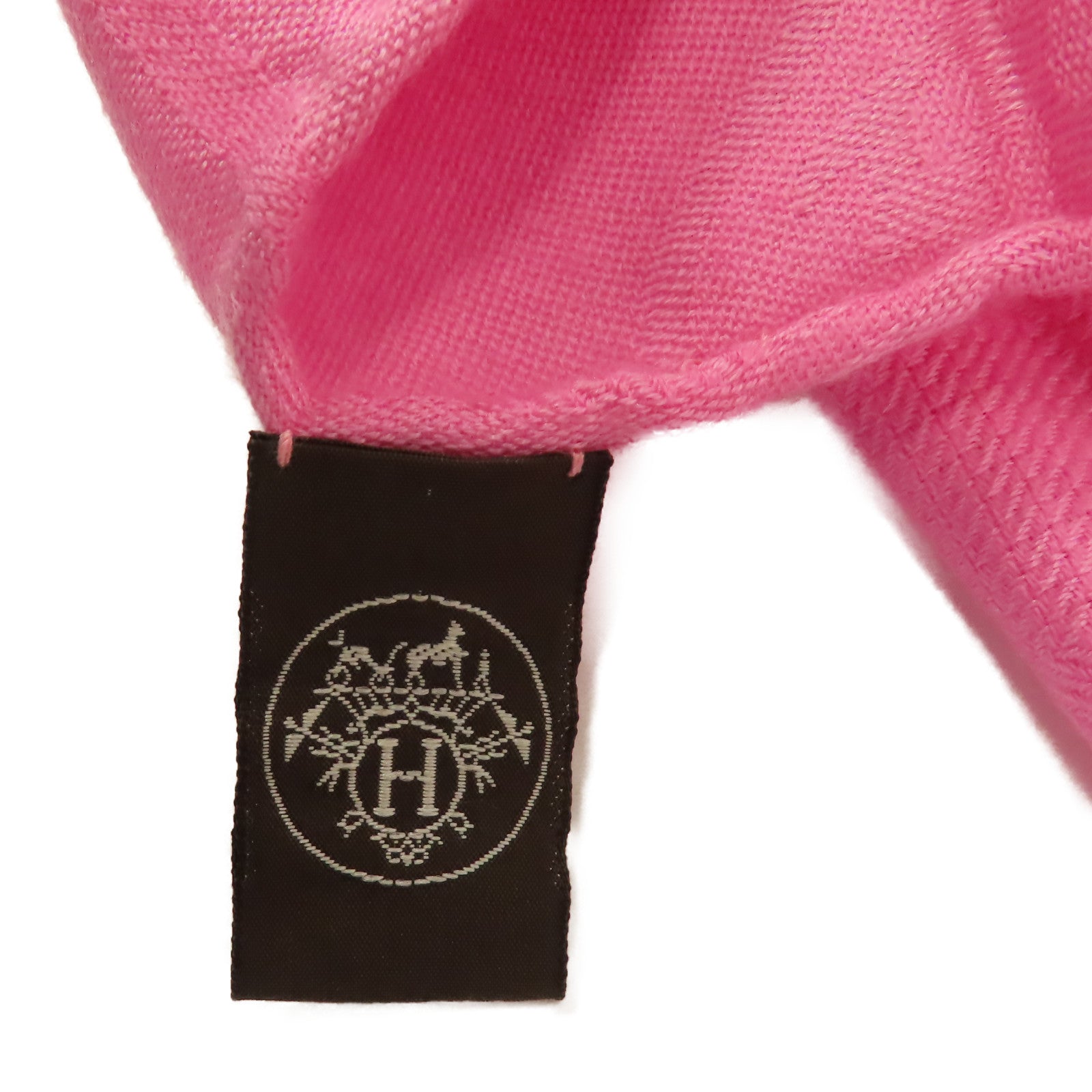 HERMES 羊絨Scarf圍巾粉紅色