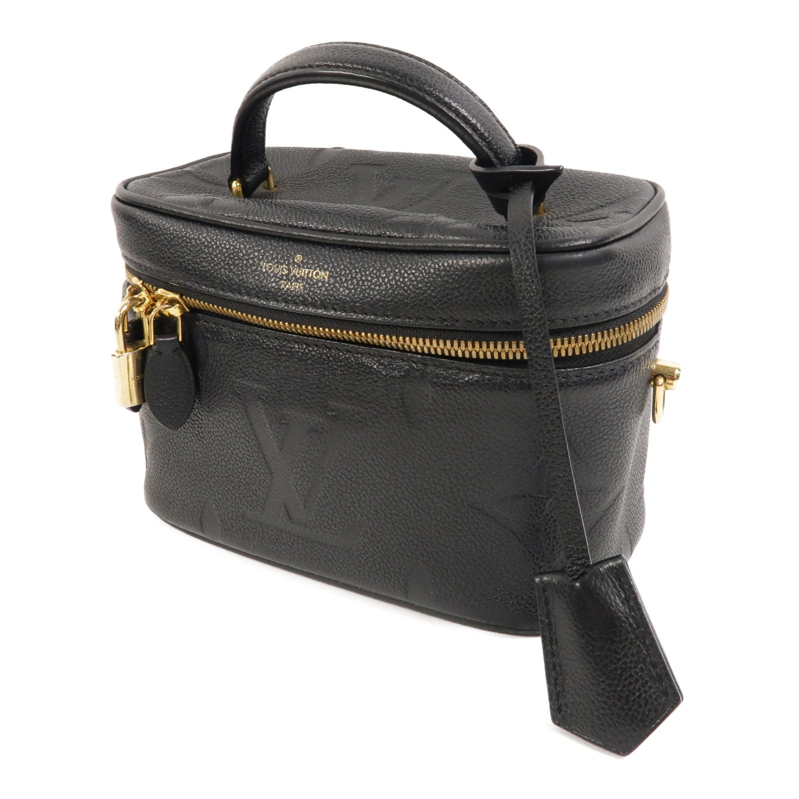 LOUIS VUITTON Monogram Empreinte Vanity Case金扣肩背袋