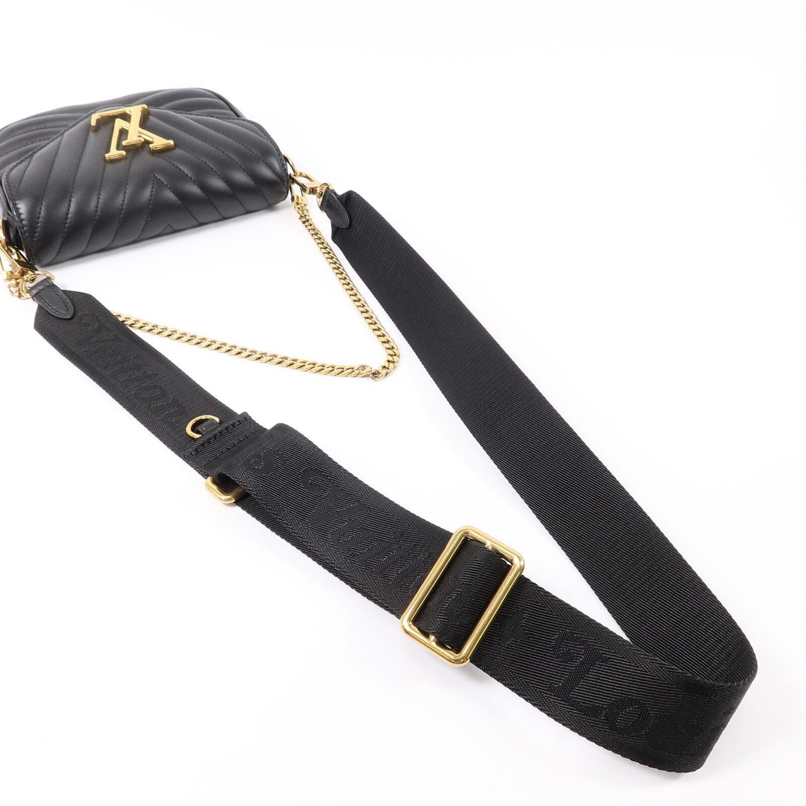 LOUIS VUITTON 牛皮皮革New Wave Multi Pochette手挽肩背兩用袋